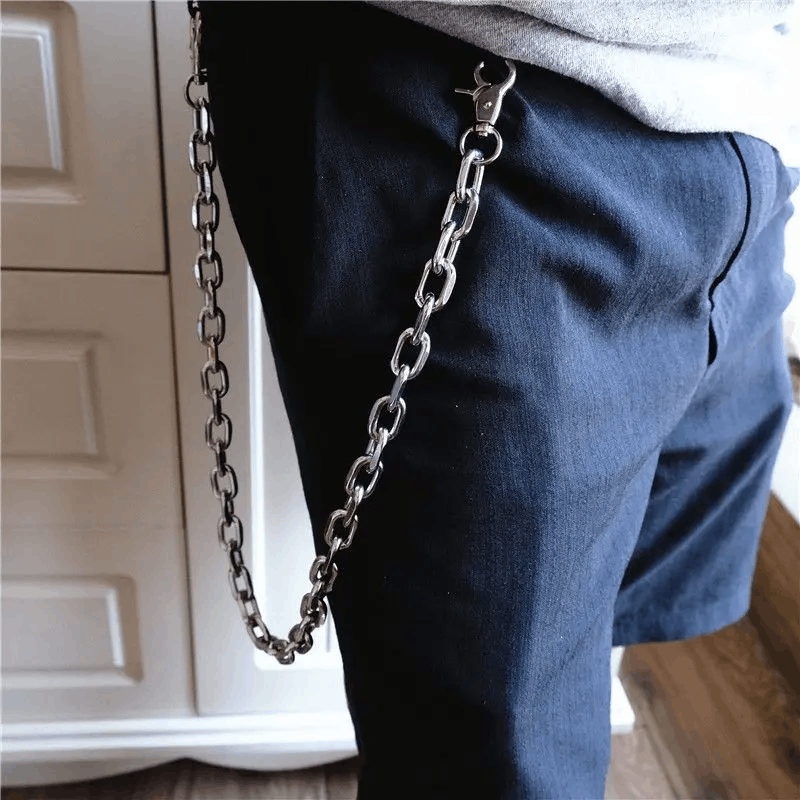 Jewelry Unisex Pant Chains Wallet Chain Jean Trouser Chain Size ONE SIZE - 1 Thumbnail