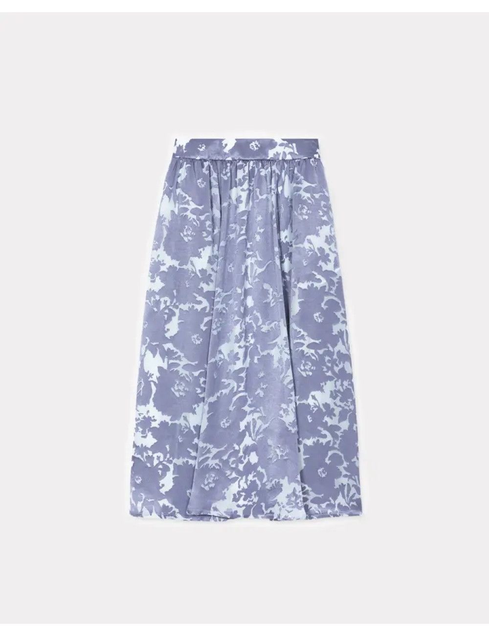 Kenzo o1y1025 Midi Skirt in Light Blue Size 30" / US 8 / IT 44 - 1 Thumbnail
