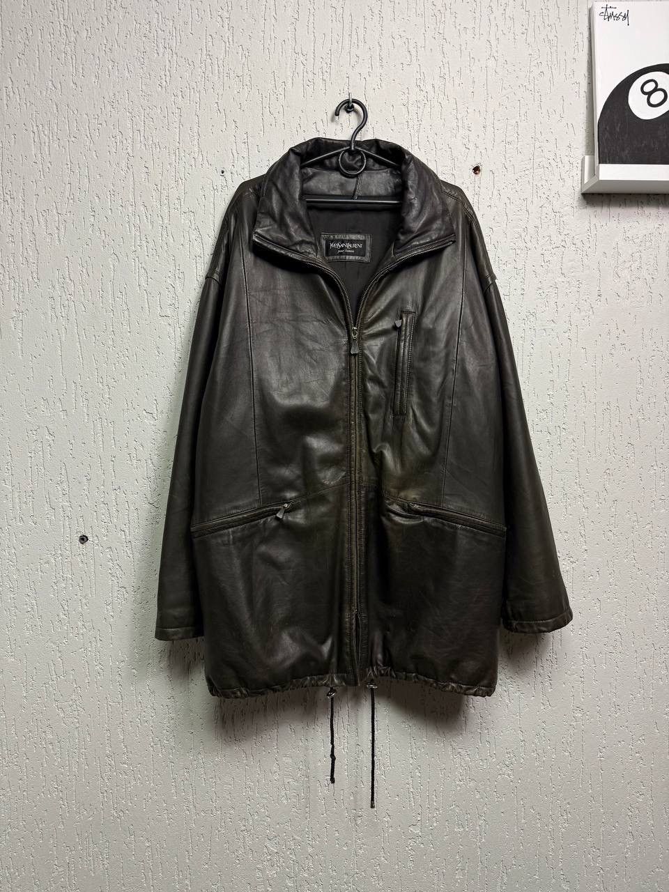 Yves Saint Laurent Vintage Rare Yves Saint Laurent Leather Jacket 90s Size US L / EU 52-54 / 3 - 2 Thumbnail