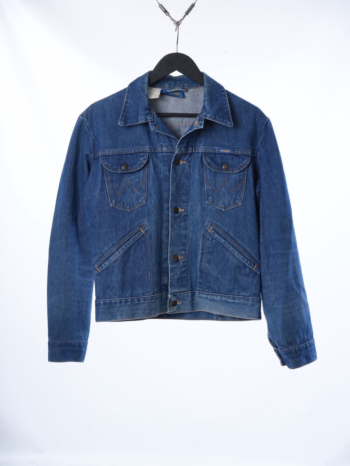 【雰囲気抜群】Wrangler124MJ 70s〜80sヴィンテージ サイズ42 Vintage 1970's Wrangler 124MJZ denim jacket, Brad Pitt | Grailed