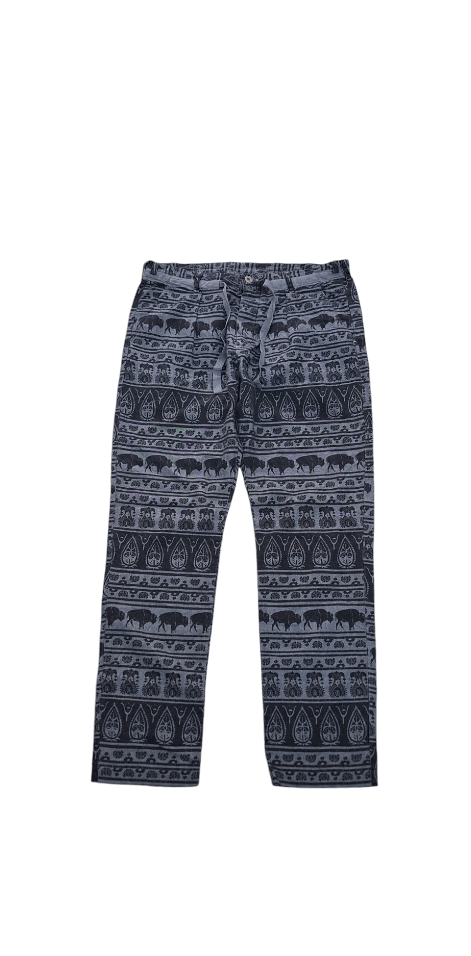 Art Comes First × Paul Smith × Vintage Vintage Paul Smith Red Ear Full Print Pants Size US 32 / EU 48 - 1 Thumbnail