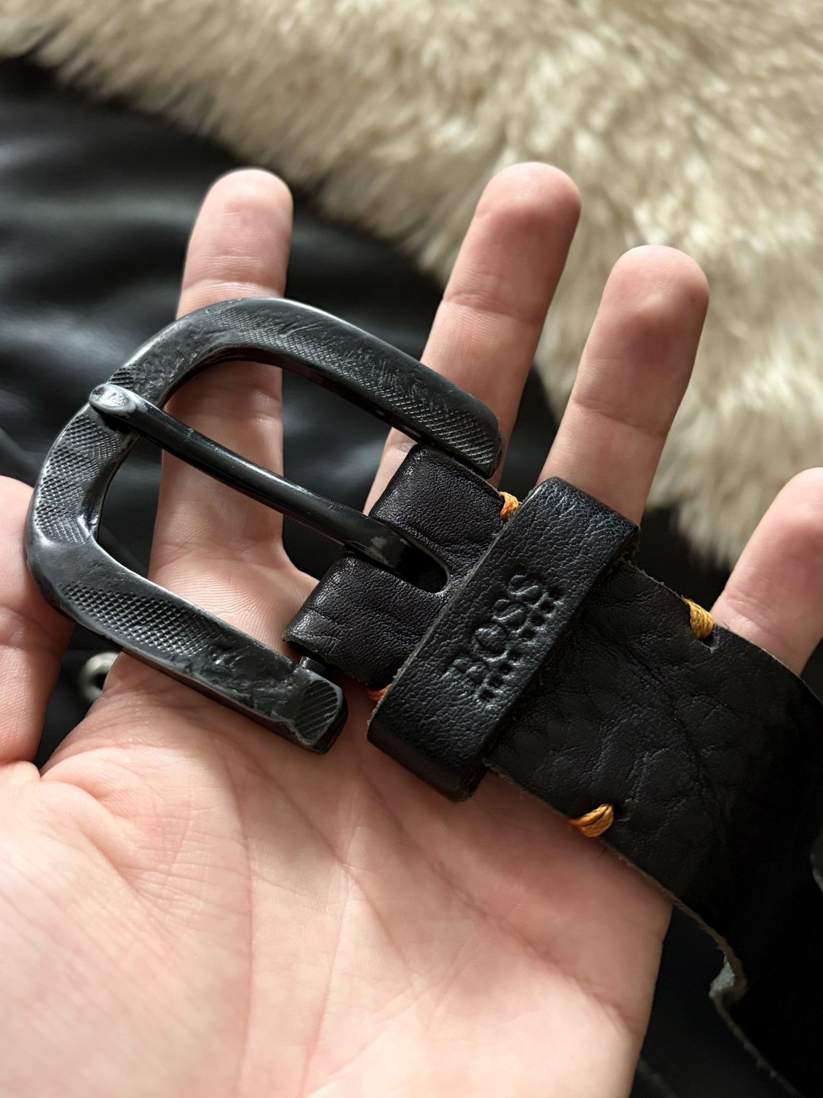 Hugo Boss VINTAGE HUGO BOSS Y2K JAPANESE BELT ALT GOTHPUNK RAVE Size ONE SIZE - 3 Thumbnail