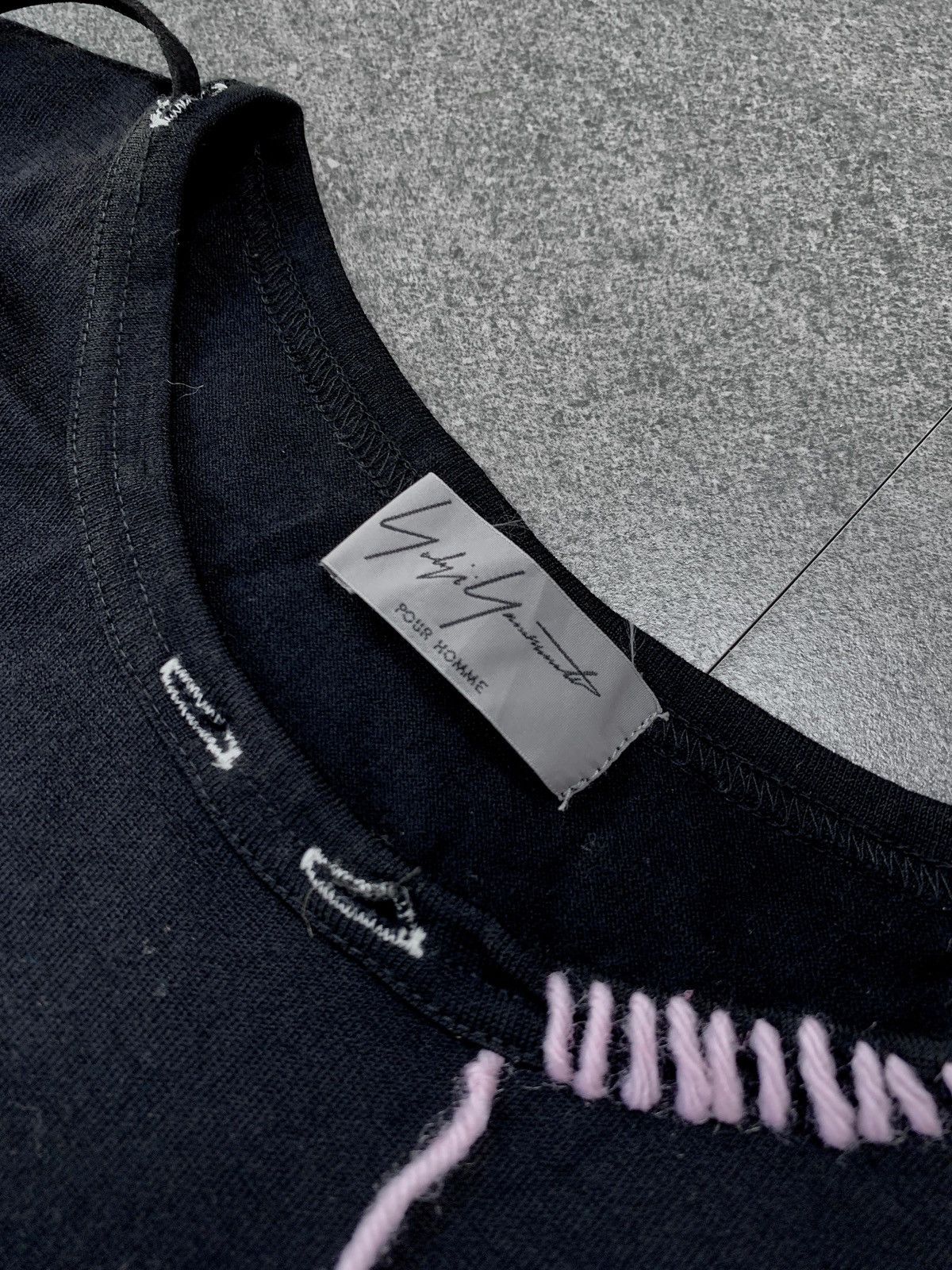 Yohji Yamamoto Wool Deconstructed Long sleeve tee Size US M / EU 48-50 / 2 - 8 Thumbnail