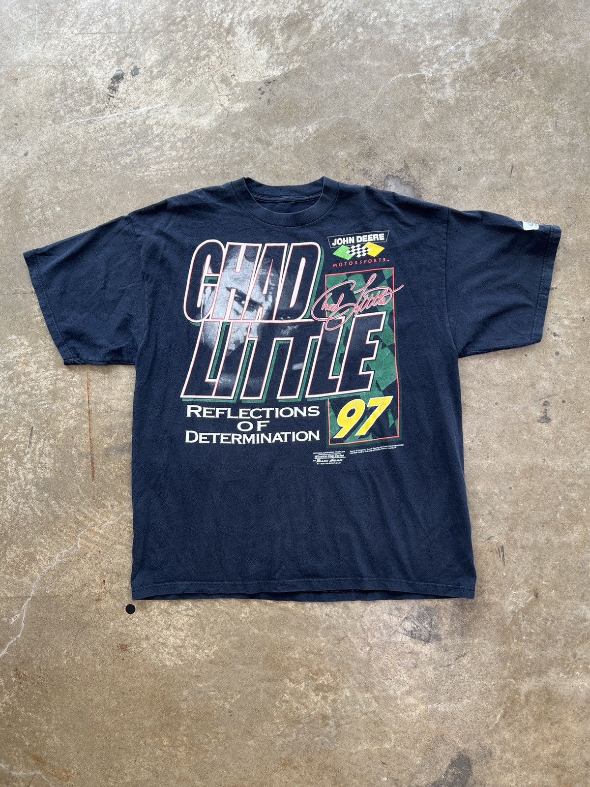 NASCAR Vintage 1998 NASCAR Chad Little John Deere Reflections XXL Size US XXL / EU 58 / 5 - 3 Thumbnail