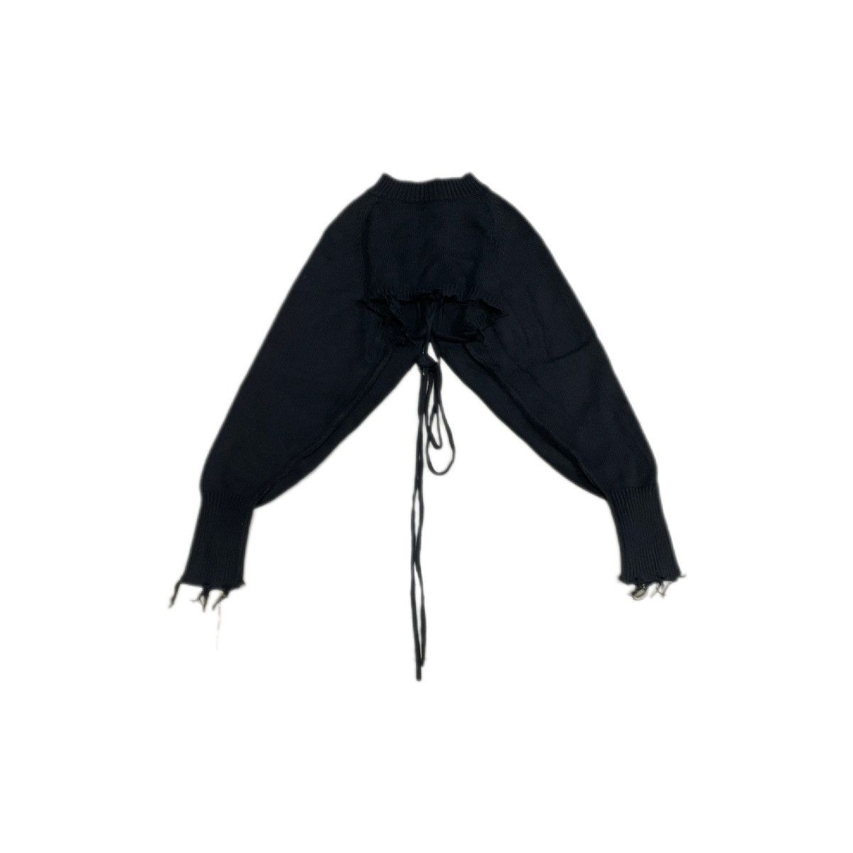 Hysteric Glamour × If Six Was Nine × Seditionaries 🔥Sick Y2K Emoda Laces Up Half Cropped Sweater Goth Punk Size US M / EU 48-50 / 2 - 6 Thumbnail
