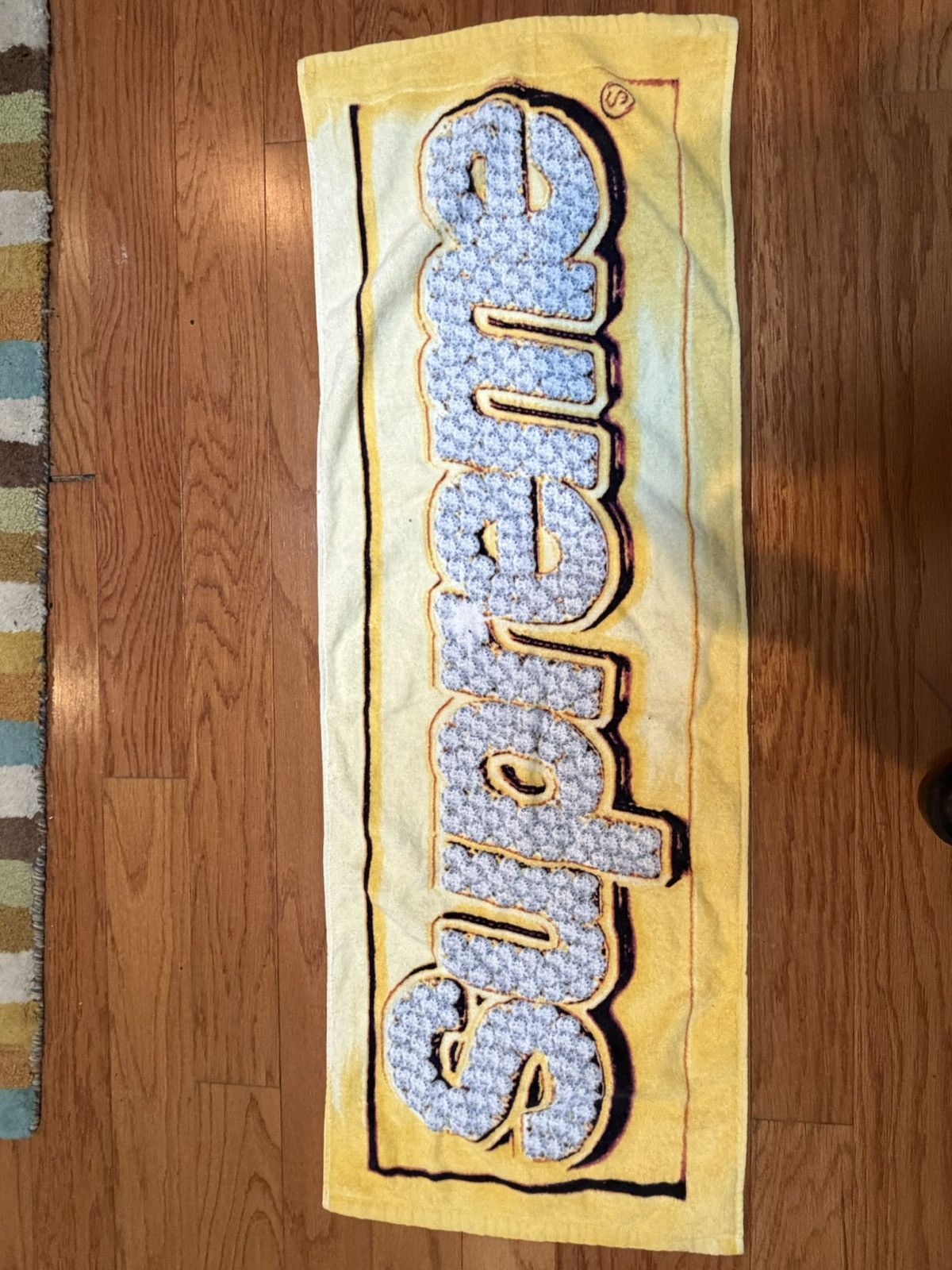 Supreme Black supreme alphabet fuck you towel box logo | Grailed