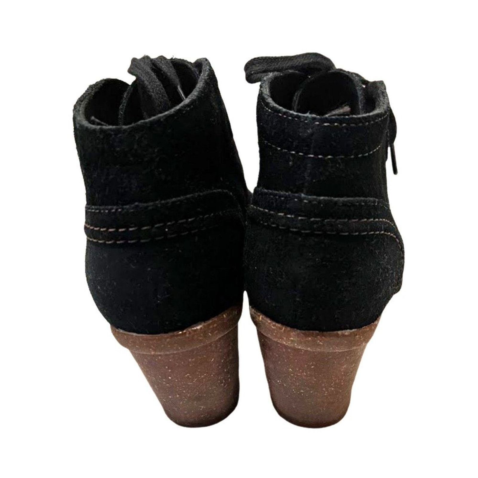 Clarks Clarks Women's Ankle Boots Genuine Leather Black 7M Low Size US 7 / IT 37 - 5 Thumbnail