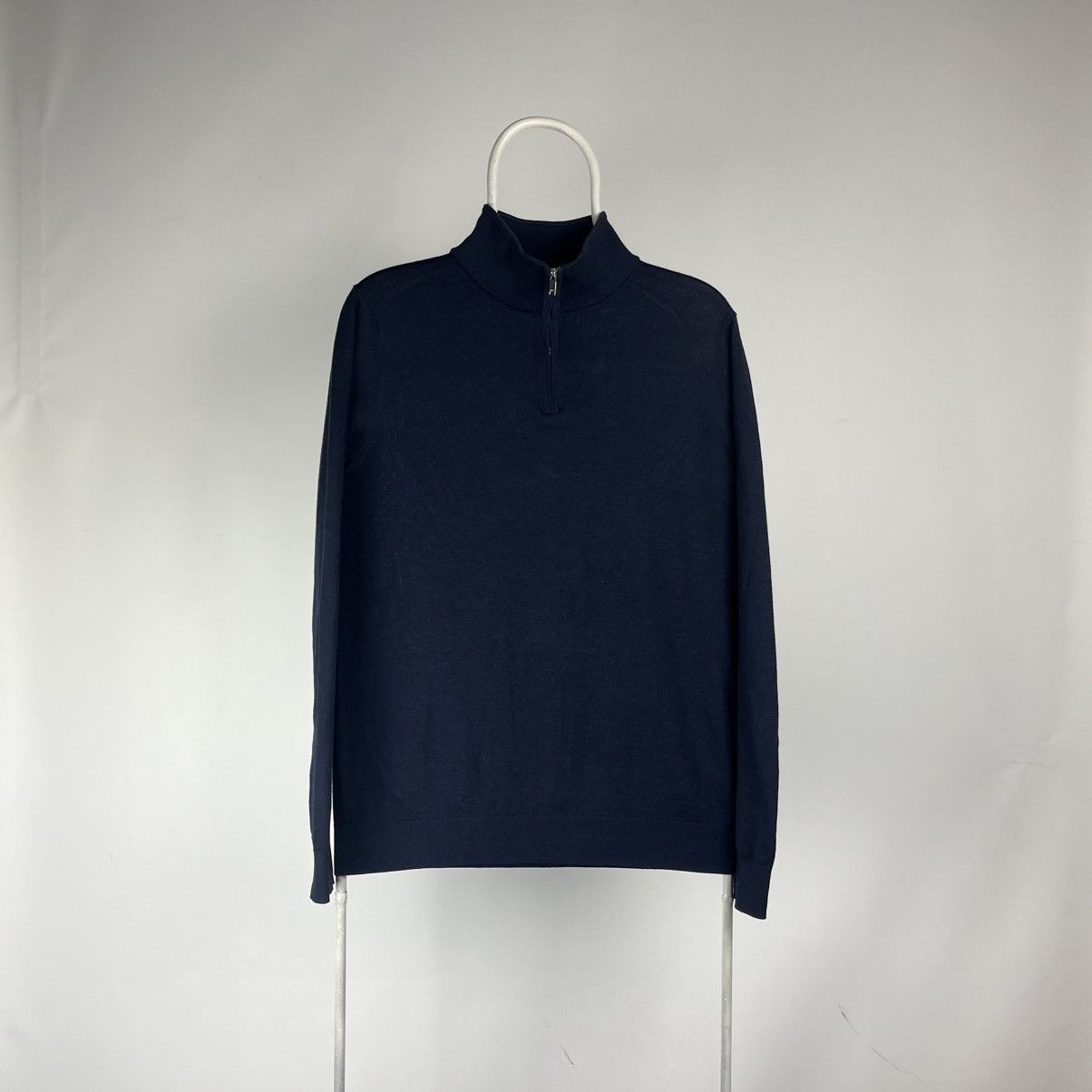 Reiss Reiss half zip jumper sweater wool size Medium Size US M / EU 48-50 / 2 - 1 Thumbnail