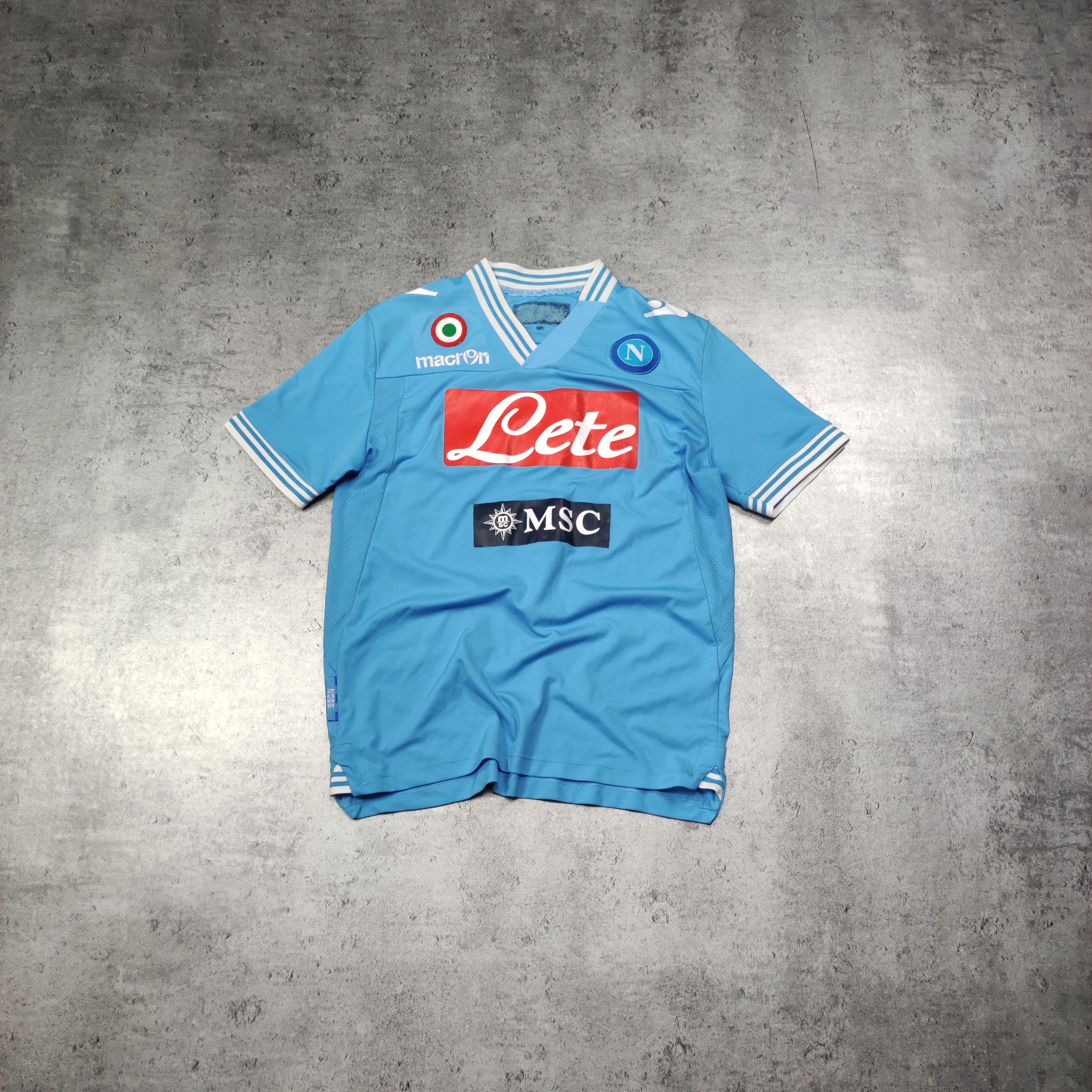 Vintage RARE Vintage 2011 Napoli FC Football #7 El Capitan Jersey Size US S / EU 44-46 / 1 - 1 Thumbnail