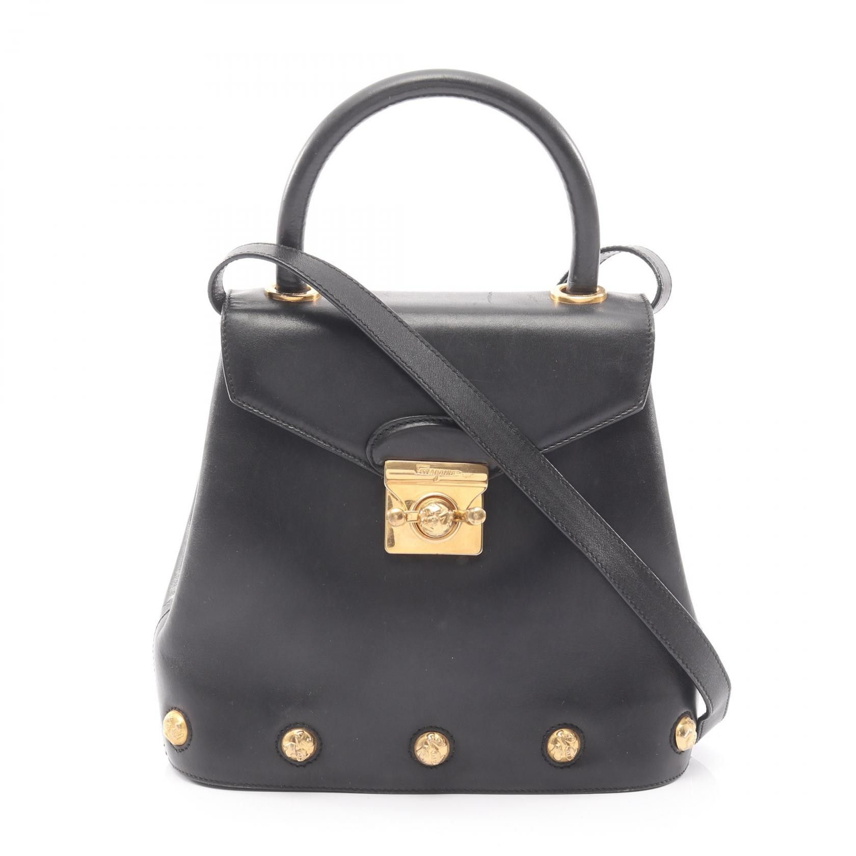 Salvatore Ferragamo Salvatore Ferragamo Salvatore Ferragamo Leather Handbag Leather Handbag 211668 DUTY FREE for USA Size ONE SIZE - 1 Thumbnail
