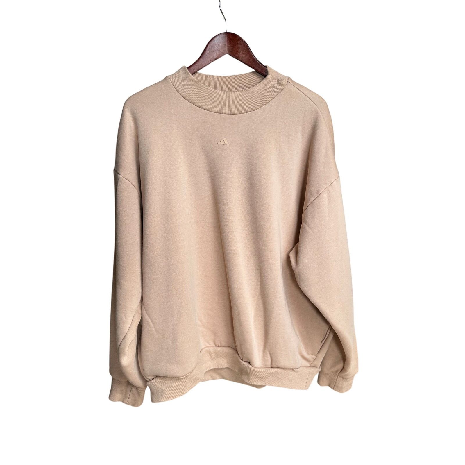 Adidas Adidas Basketball Beige Crewneck - Size M - New IM8422 Size US M / EU 48-50 / 2 - 1 Thumbnail
