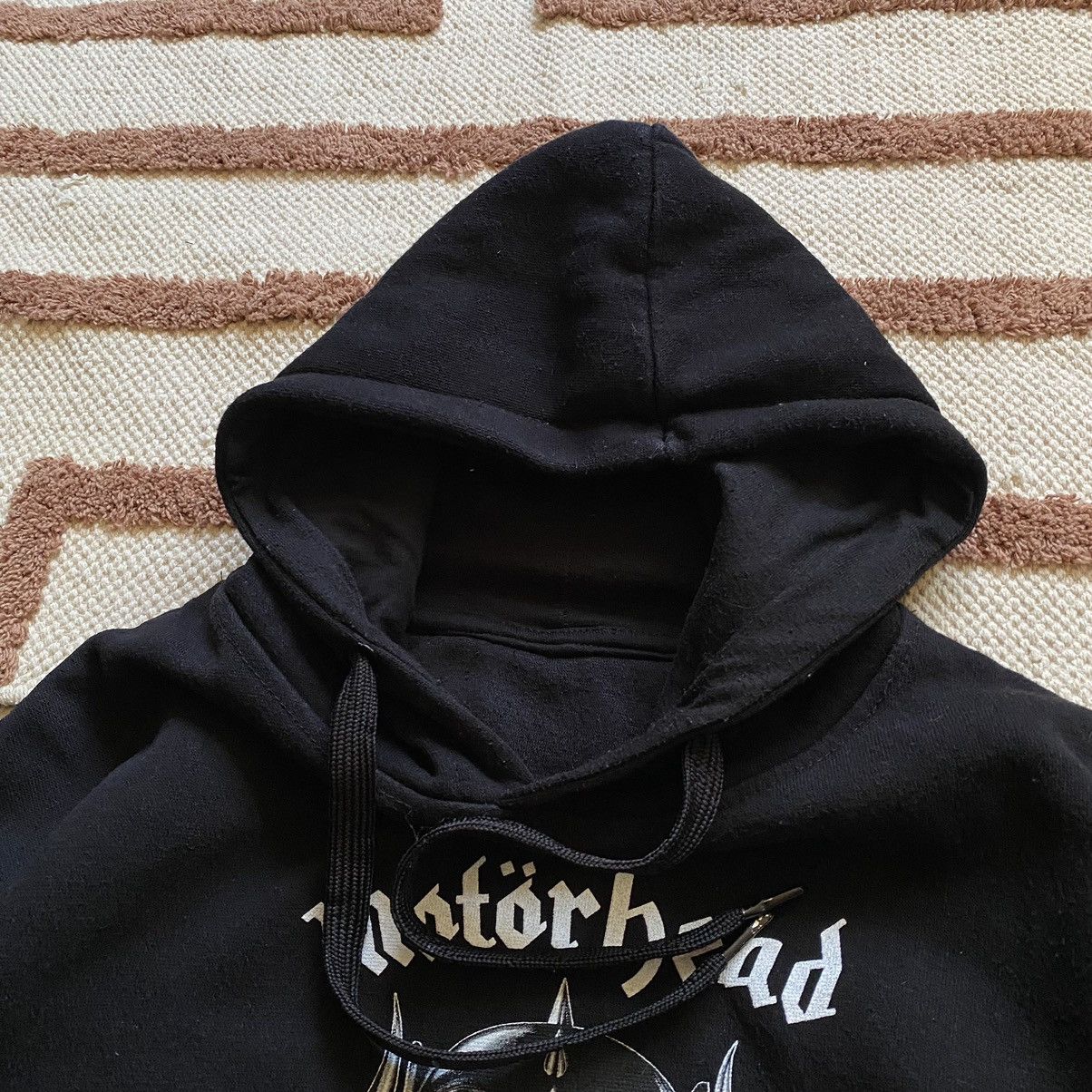 Band Tees × Vintage VINTAGE MOTORHEAD ENGLAND BLACK HOODIE Size US L / EU 52-54 / 3 - 4 Thumbnail
