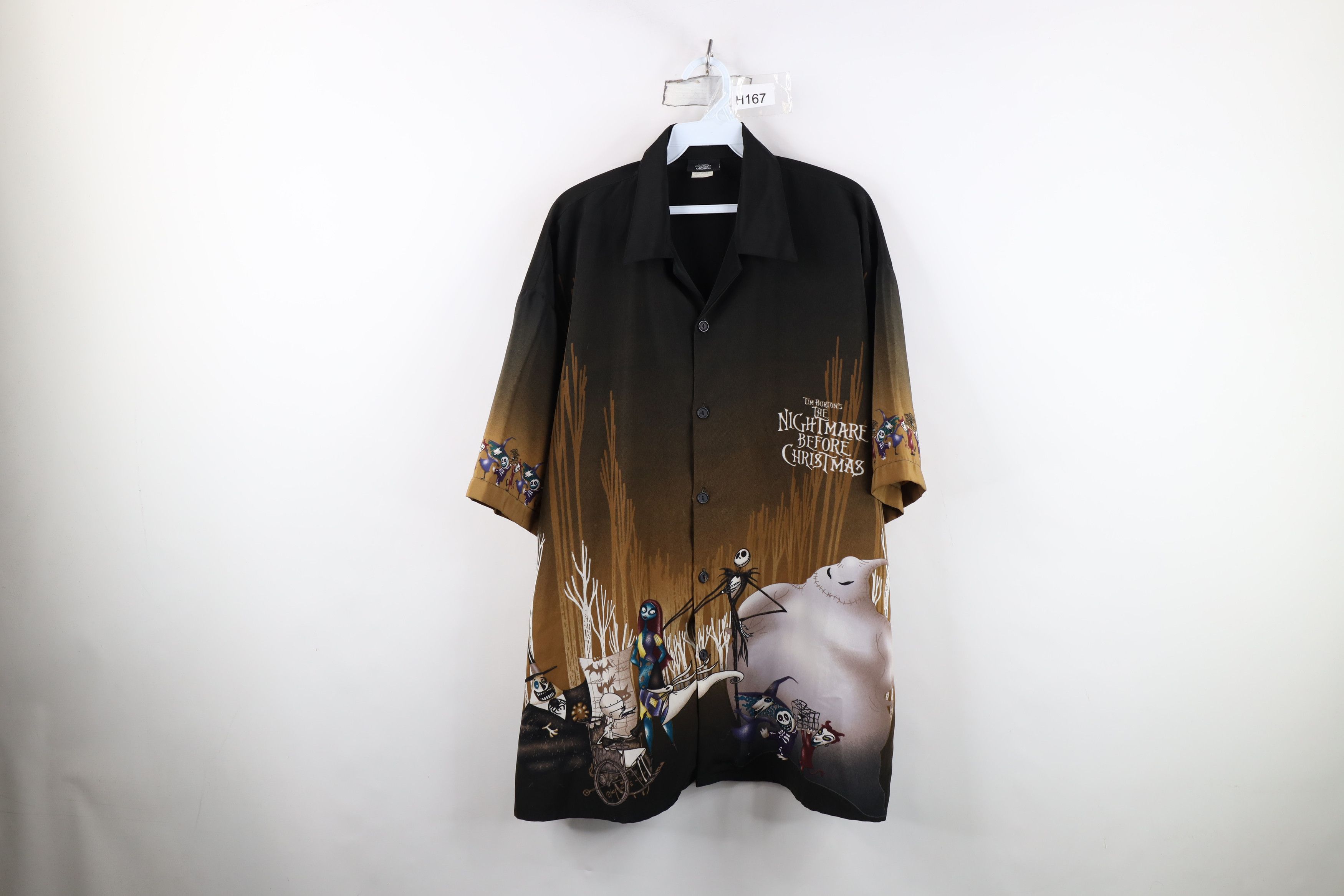 Vintage Vintage 90s The Nightmare Before Christmas Button Shirt USA Size US XL / EU 56 / 4 - 1 Thumbnail