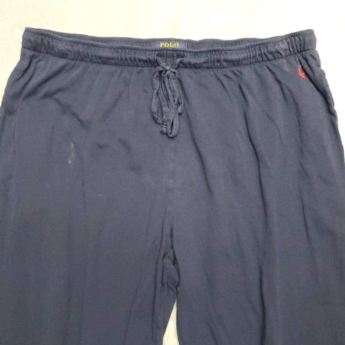 Polo Ralph Lauren Polo Ralph Lauren Pants XL Blue Draw String Sleep Lounge Casual Comfort Men Size US XL / EU 56 / 4 - 2 Thumbnail