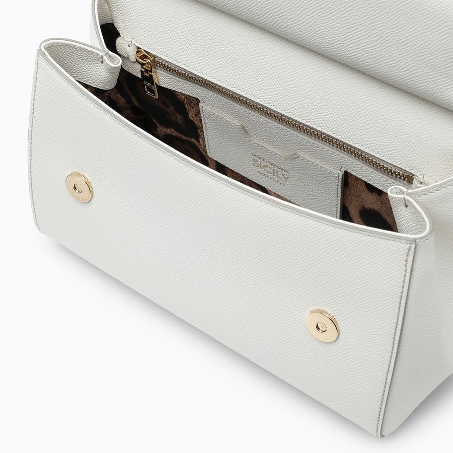 Dolce & Gabbana o1d2blof0824 Size : OS / Medium Handbag in White Size ONE SIZE - 4 Thumbnail