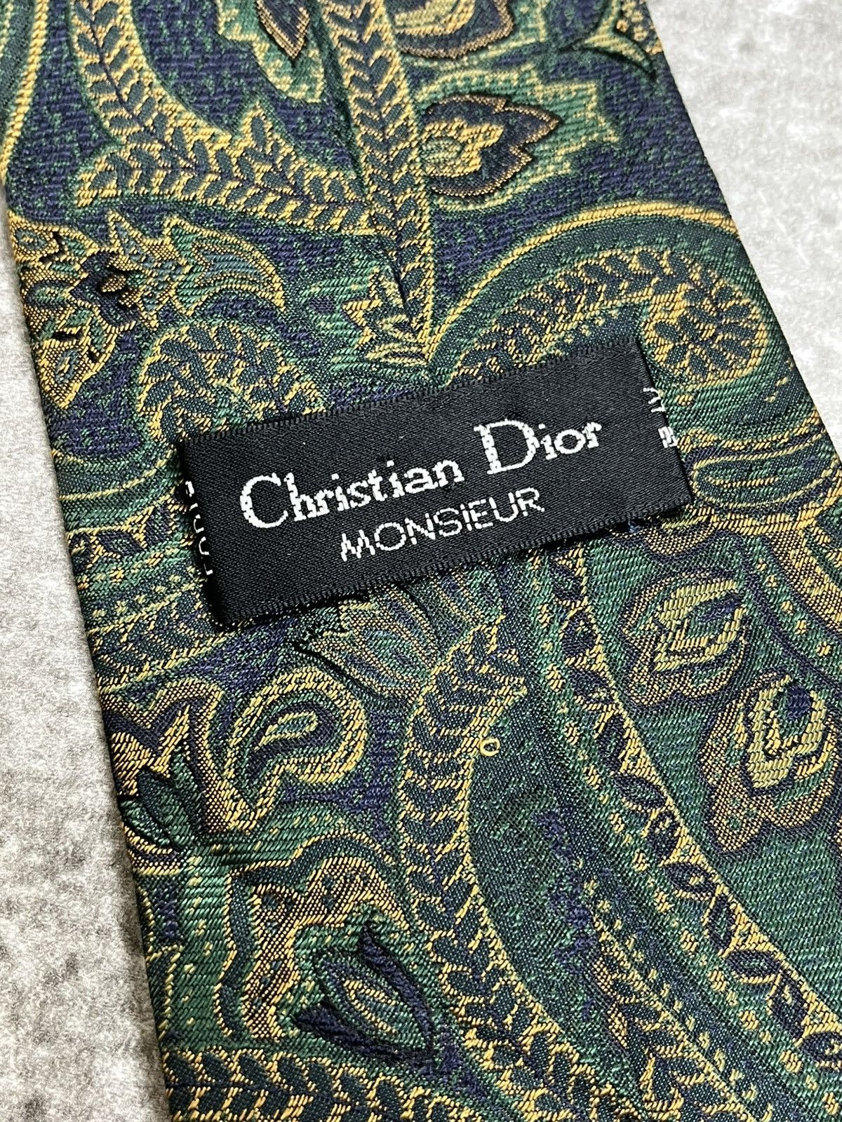 Christian Dior Monsieur Vintage Christian Dior Monsieur Silk Tie Size ONE SIZE - 5 Thumbnail