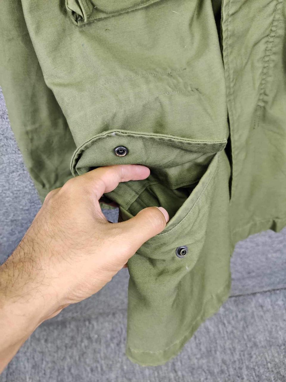 Vintage Vintage 80s U.S Army OG M65 Field Jacket Olive Green Size US M / EU 48-50 / 2 - 12 Thumbnail