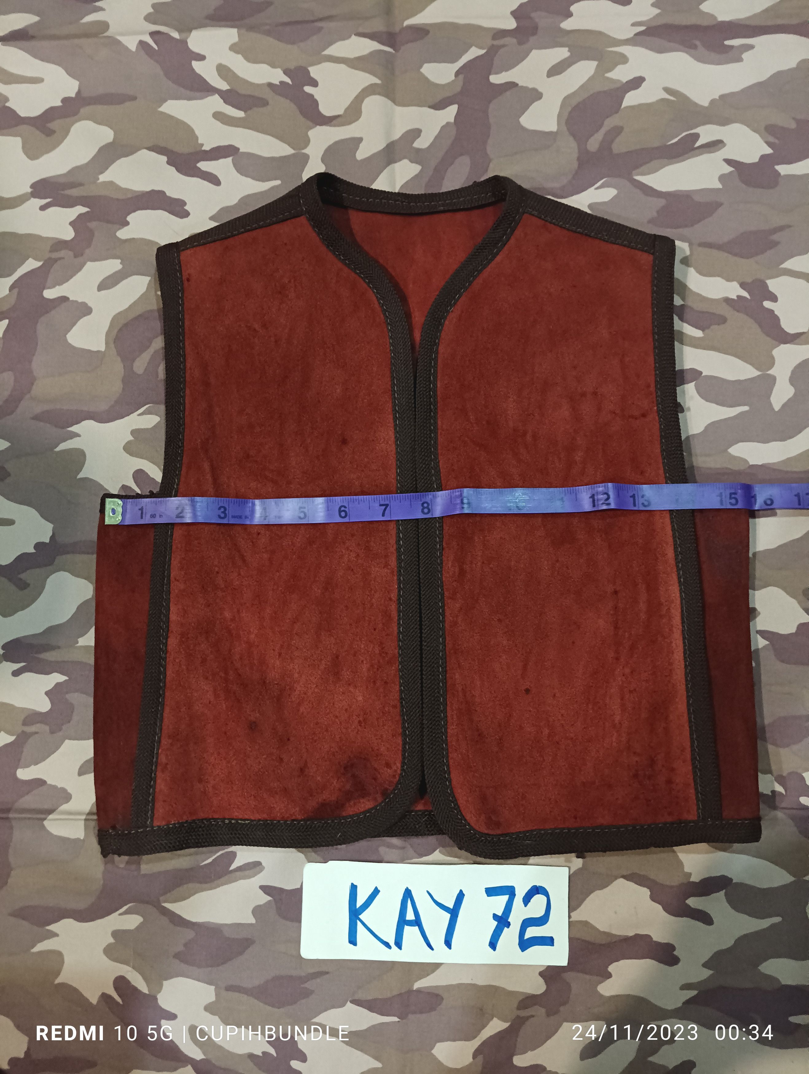 VINTAGE LEATHERCRAFT SUEDE LEATHER VEST