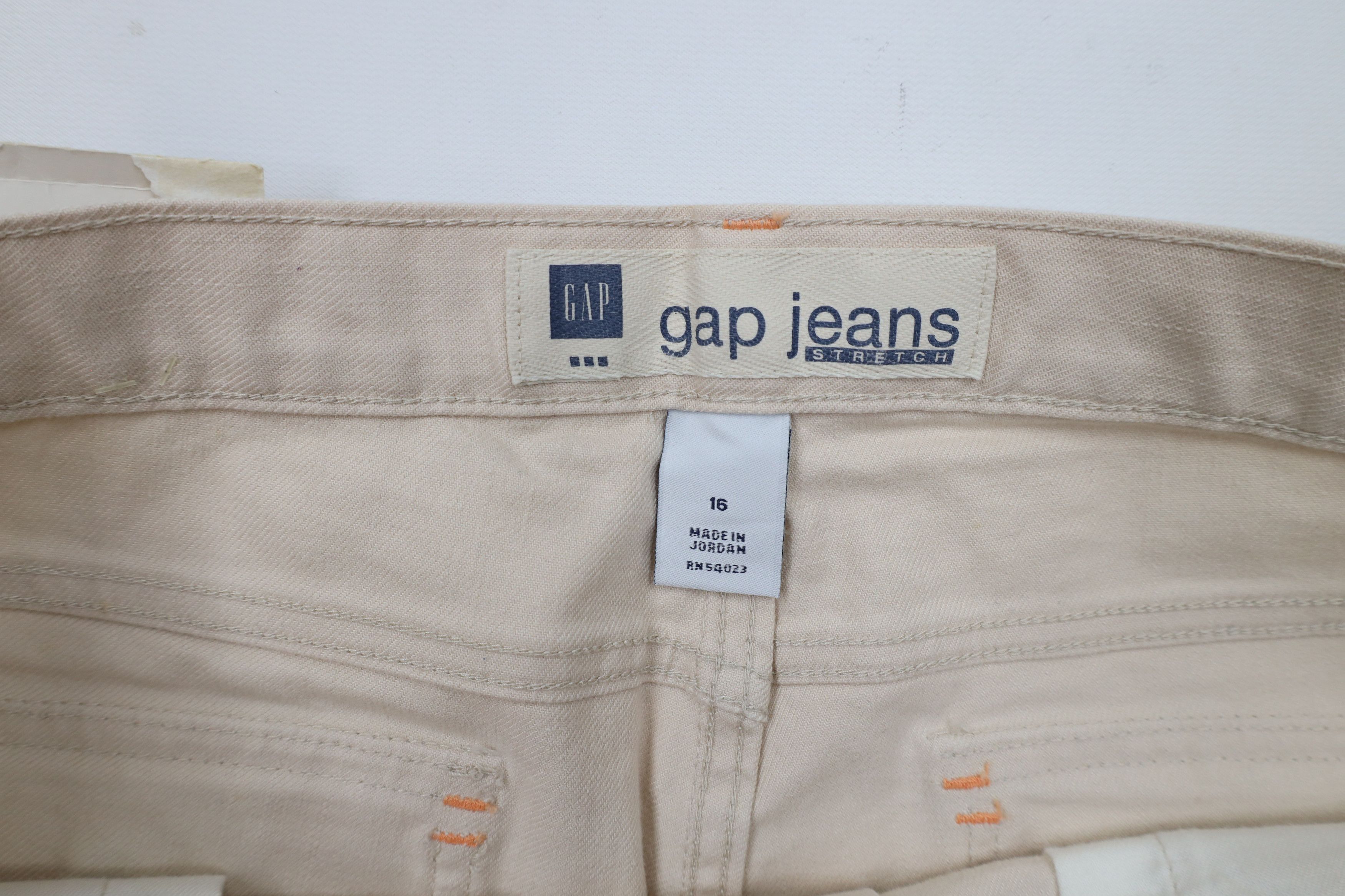 Gap × Vintage Deadstock Vintage Y2K Gap Flared Wide Leg Bell Bottoms Jeans Size 38" / US 16 / IT 52 - 7 Thumbnail