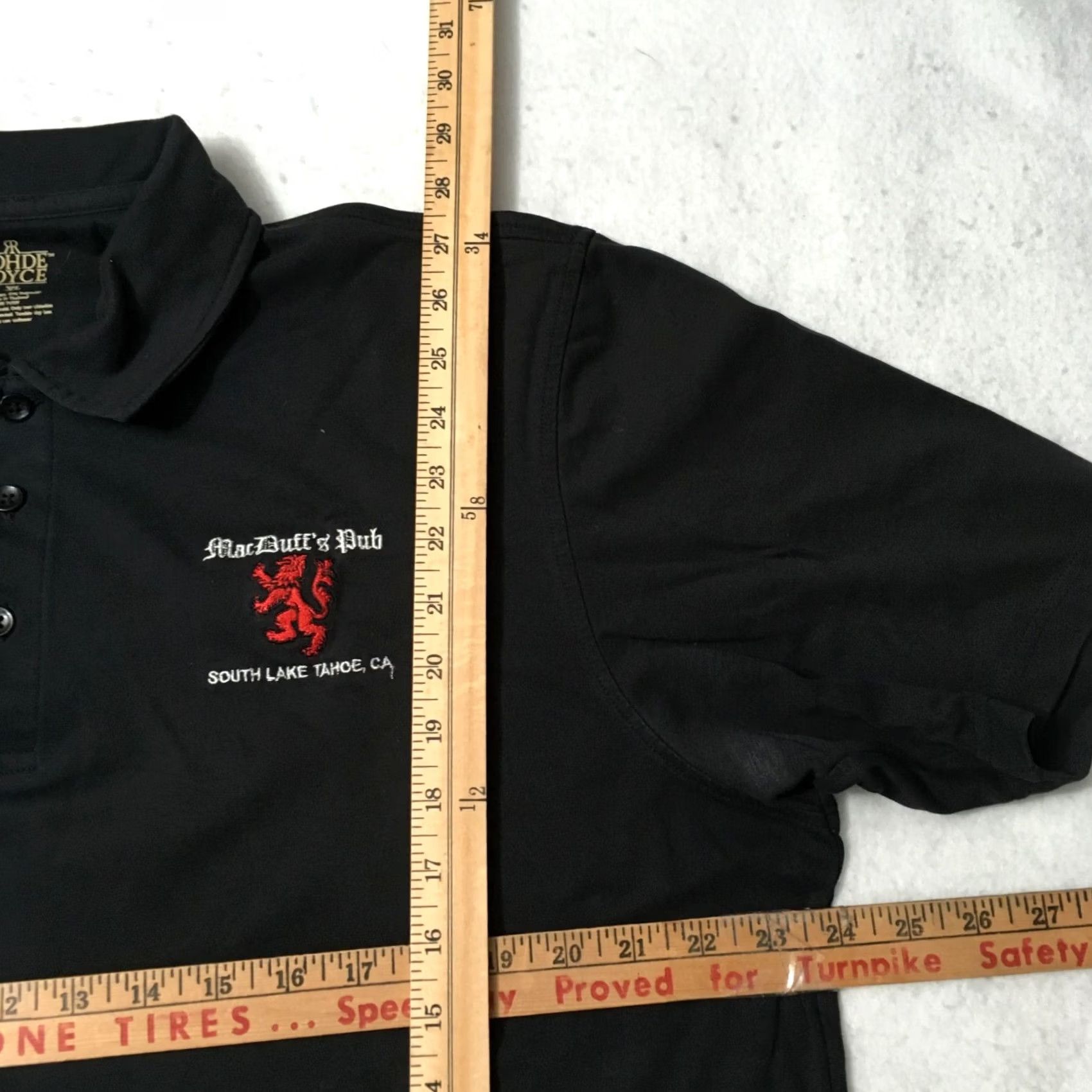 Vintage Nike Polo Mens XL Black Golf Shirt Polo Shirt Embroidered Logo Roye Rohde Classic 90s Theme Golf Mens Size US XL / EU 56 / 4 - 4 Thumbnail