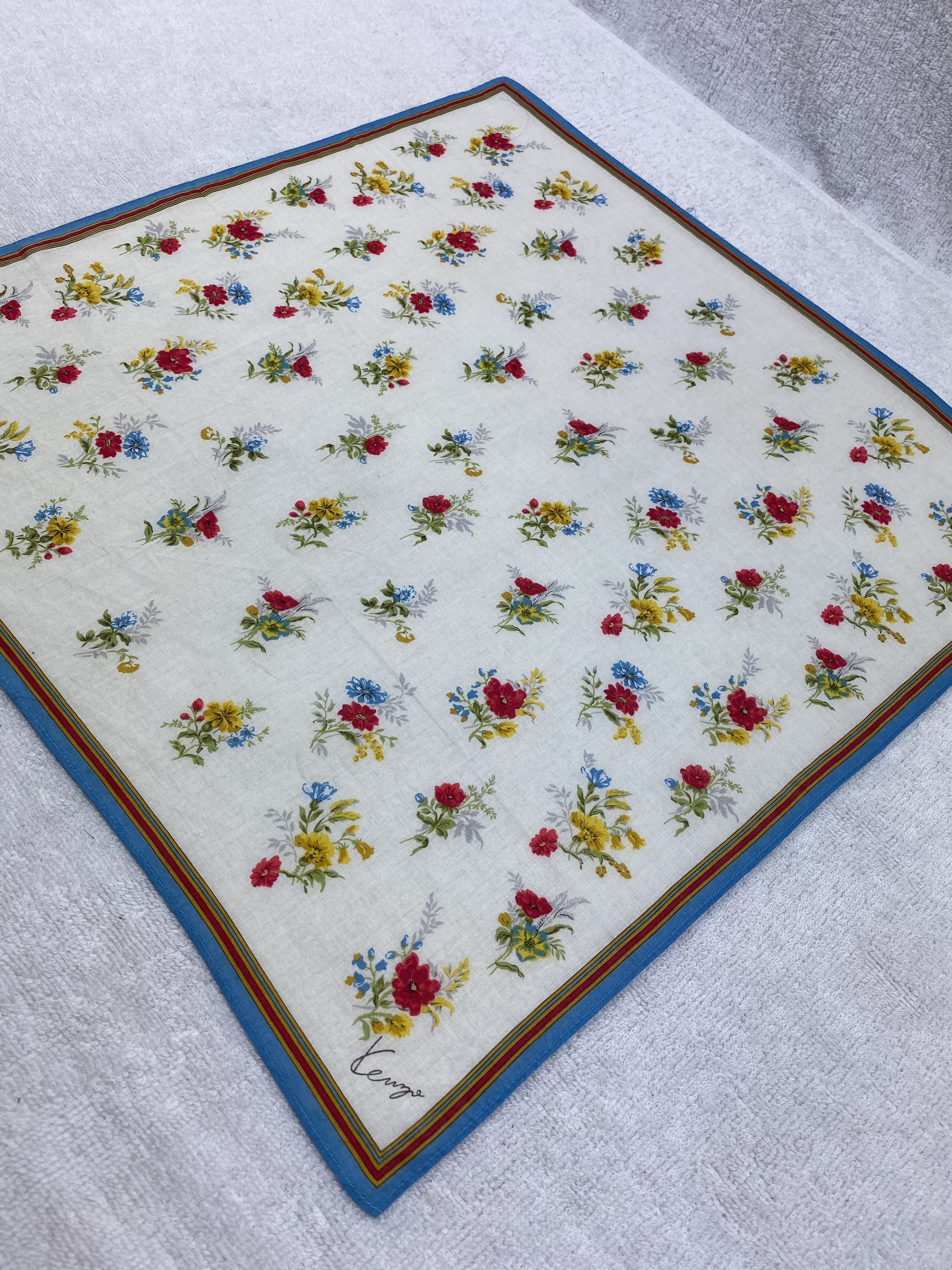 Kenzo × Vintage Kenzo Handkerchief / Bandana / Neckerchief Size ONE SIZE - 4 Thumbnail