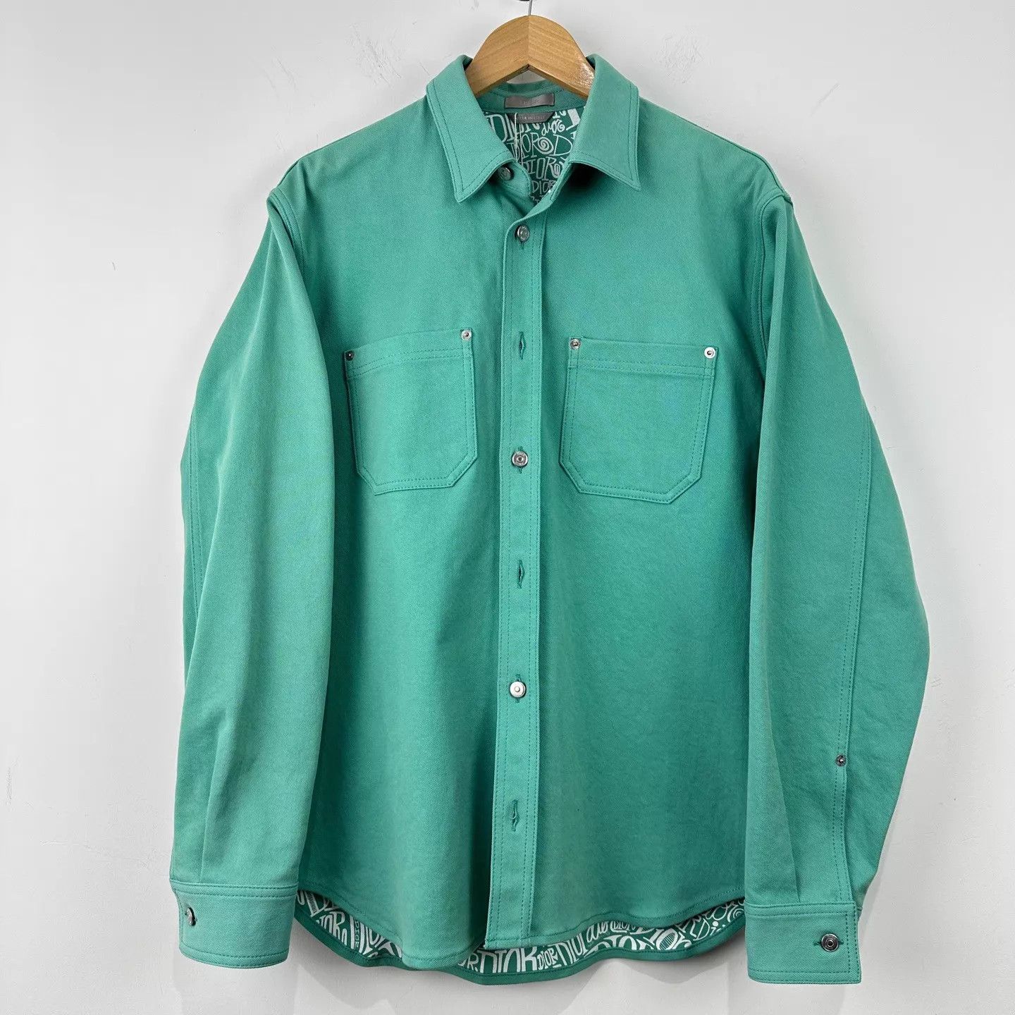 Dior Dior Denim Jacket All-Over Print Lining 39 M Size US M / EU 48-50 / 2 - 1 Thumbnail
