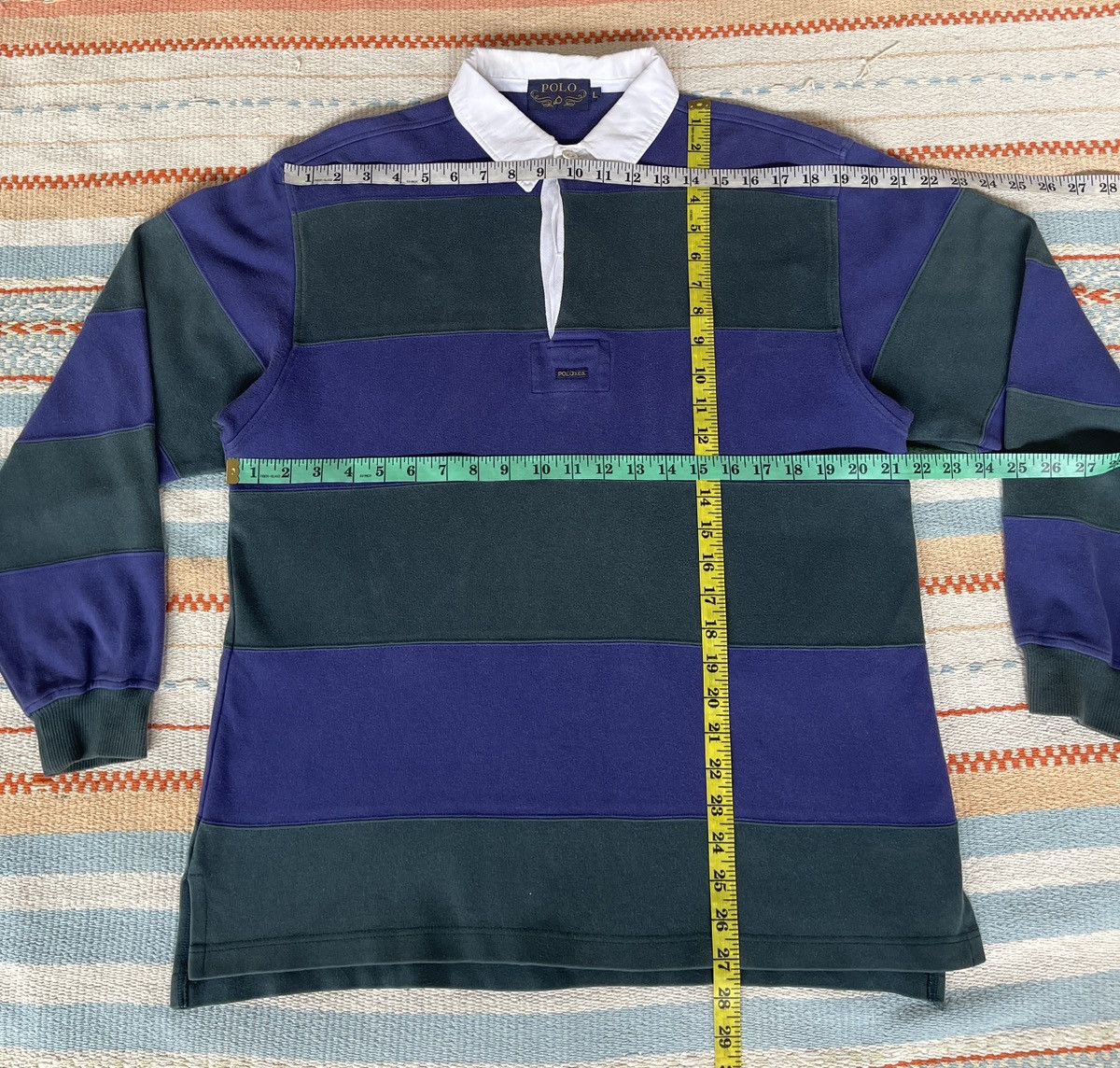 Polo Ralph Lauren Vintage’90s🔥POLO🔥Polo Sport Rugby Center Logo Longsleeve Size US L / EU 52-54 / 3 - 10 Thumbnail