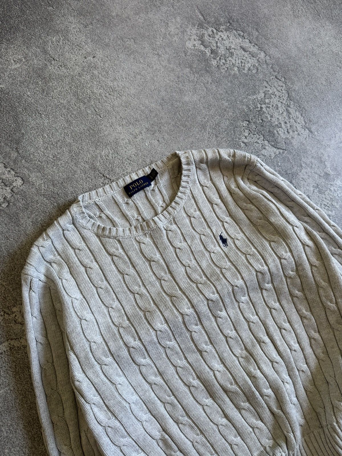 Polo Ralph Lauren Polo Ralph Lauren L/size cable knitwear sweater jumper retro Size L / US 10 / IT 46 - 2 Thumbnail