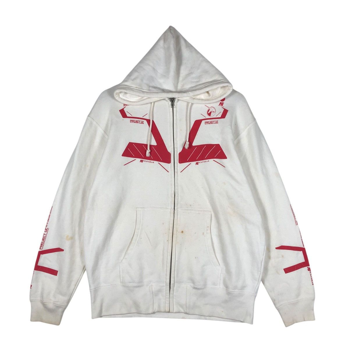Vintage Mobile Suit GUNDAM UC Unicorn Zip Sweater Size US L / EU 52-54 / 3 - 1 Thumbnail