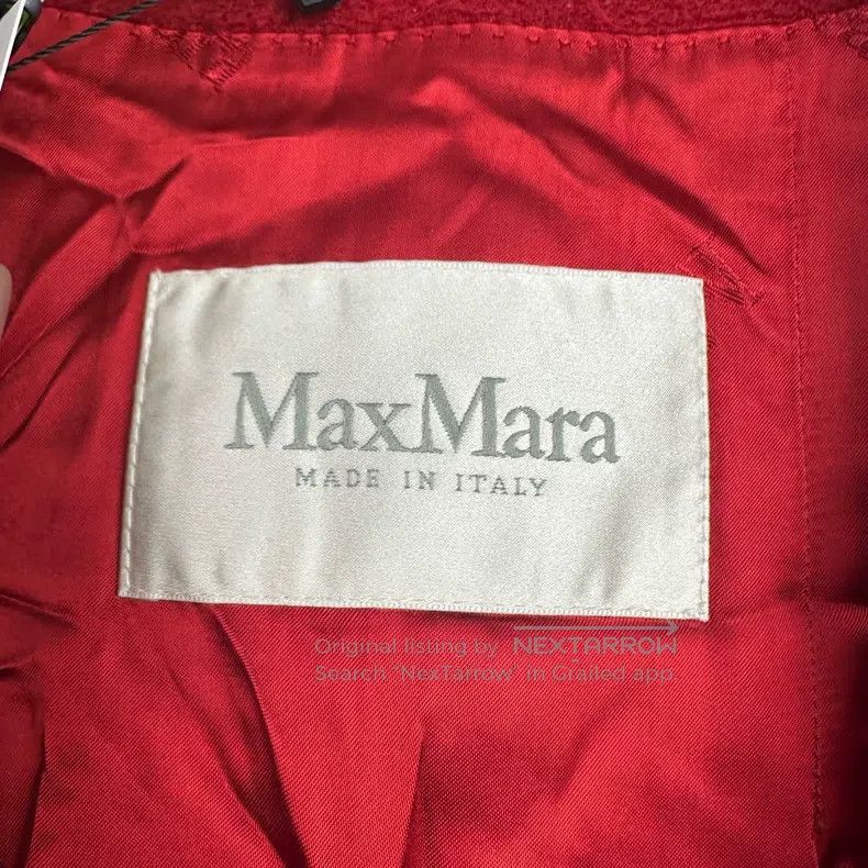 Max Mara Max Mara Red Overcoat Size XS / US 0-2 / IT 36-38 - 3 Thumbnail