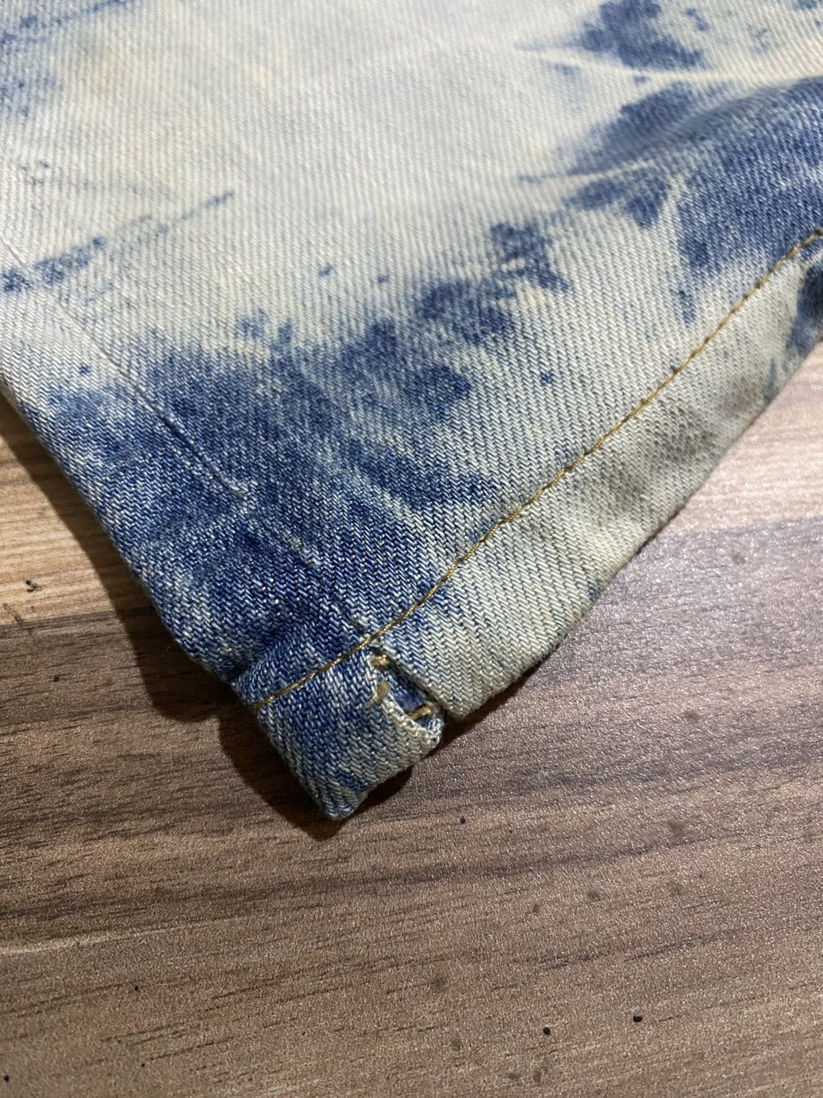 Japanese Brand × Vintage SEMANTIC DESIGN BLEACHED JEANS Size US 29 - 10 Thumbnail