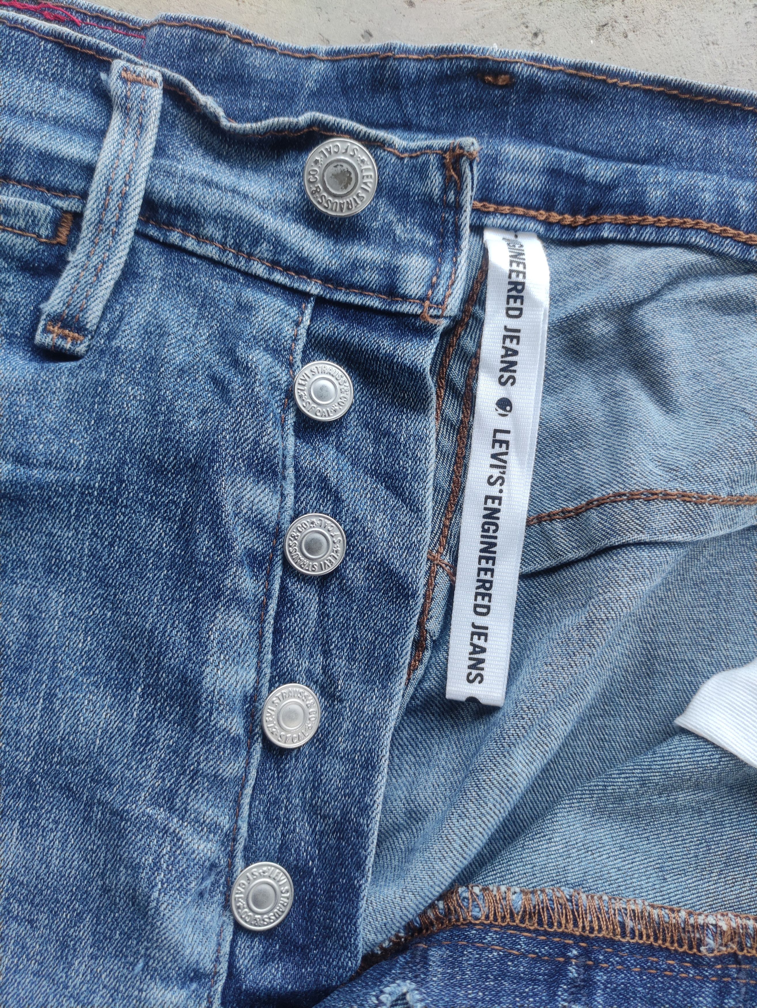 Levi's Vintage Levis Premium Japan Button Jean Distressed Faded Size US 34 / EU 50 - 5 Thumbnail