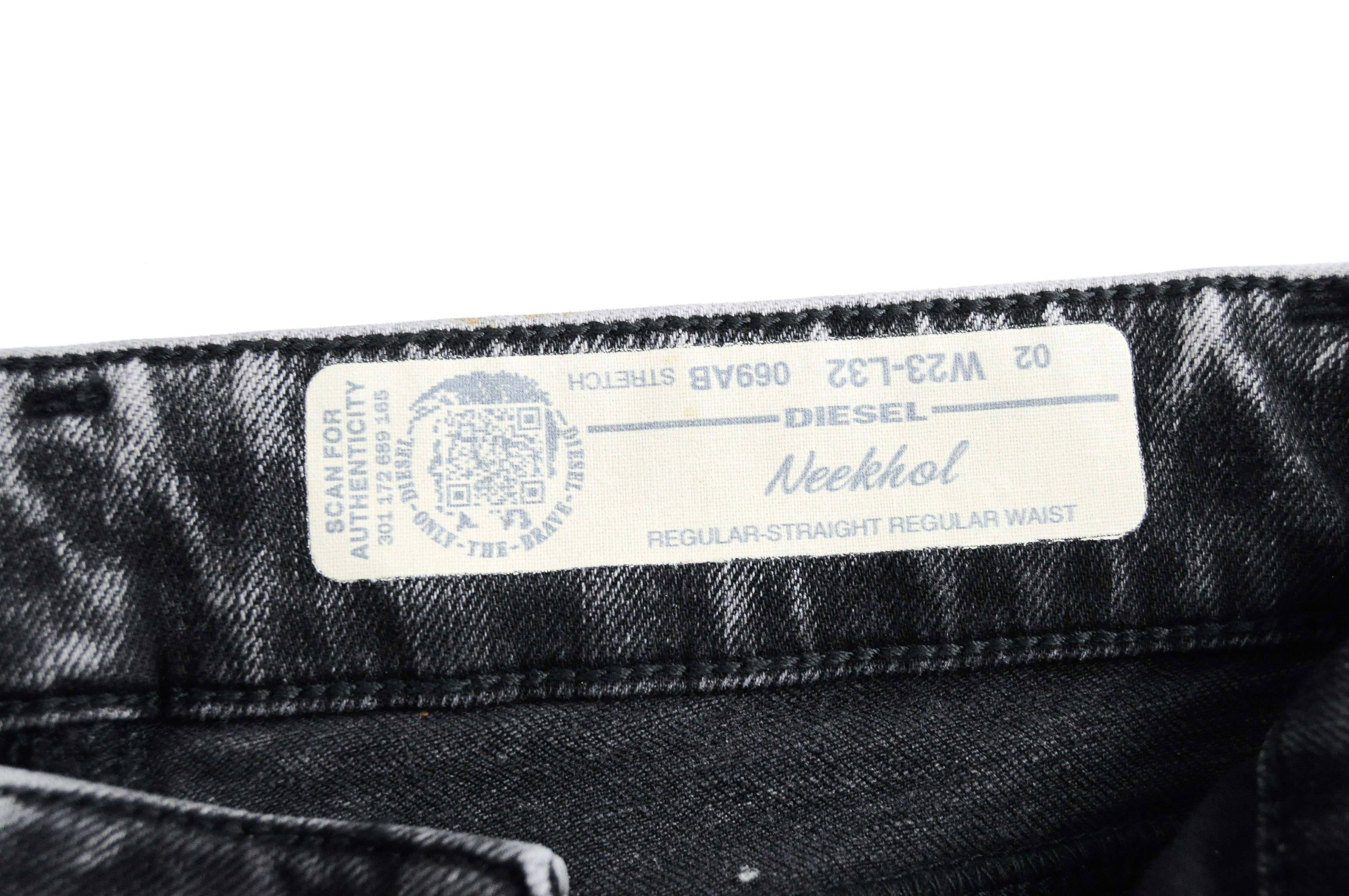 Diesel NEEKHOL 069AB W23/L32 Stone Washed Ripped Denim 54989 Size 23" - 5 Thumbnail