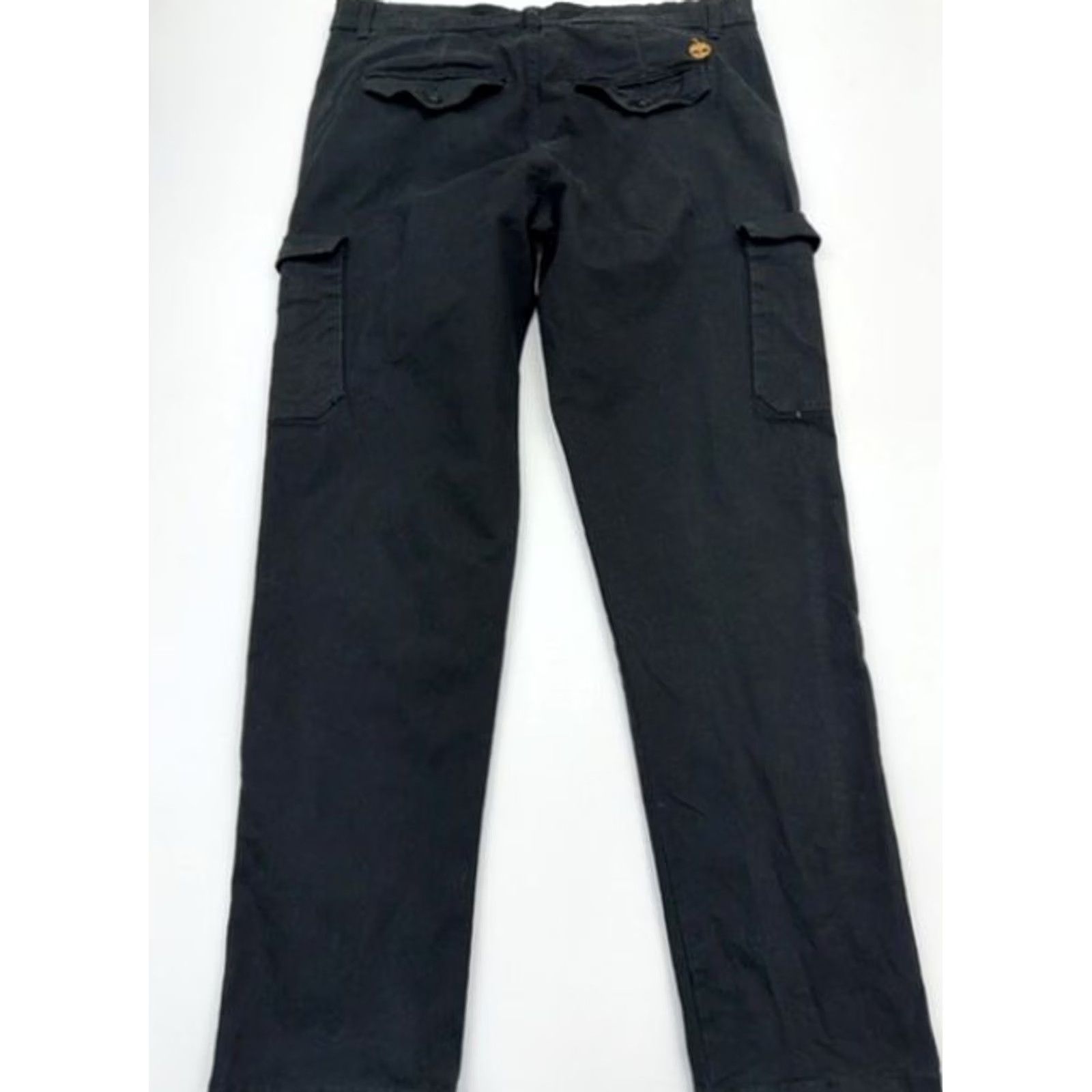 Timberland Timberland Cargo Pants 36 Regular Black Denim Button - Boys Pants 36 Reg Black Timberland Cargo Pants Size US 36 / EU 52 - 2 Thumbnail