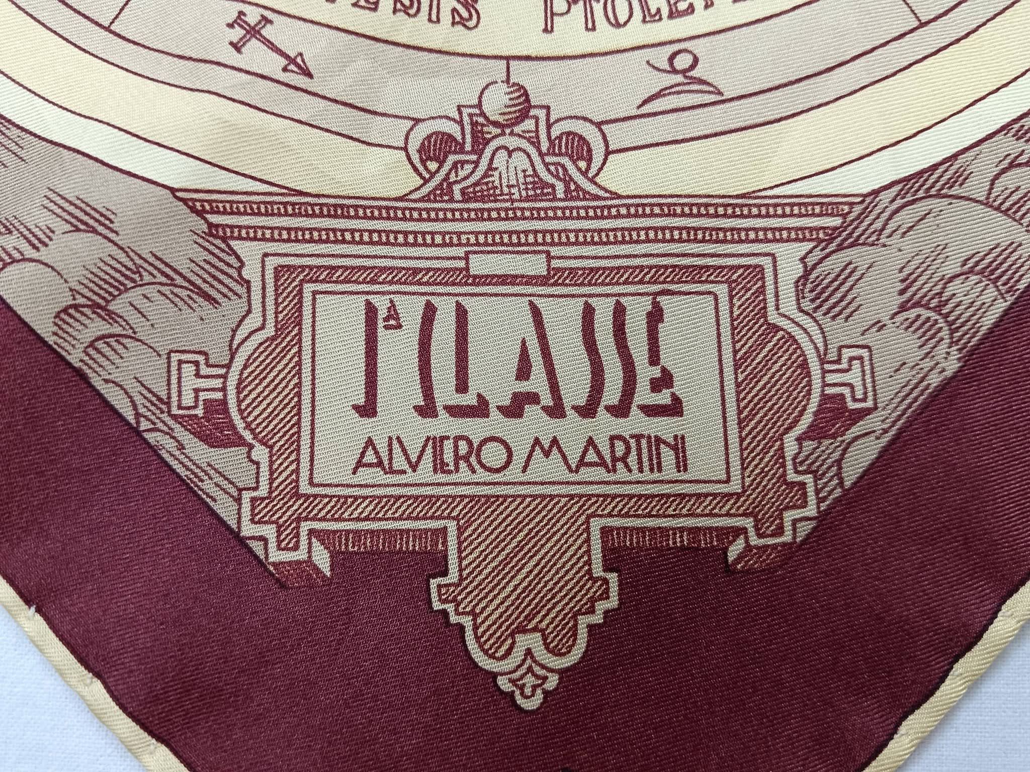 Alviero Martini Alviero Martini Silk Scarf Zodiac Illustration Size ONE SIZE - 10 Thumbnail