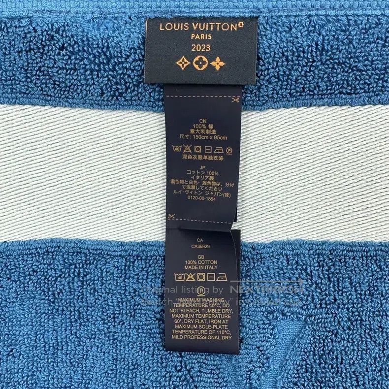 Other Louis Vuitton Blue beach towel Size ONE SIZE - 4 Thumbnail