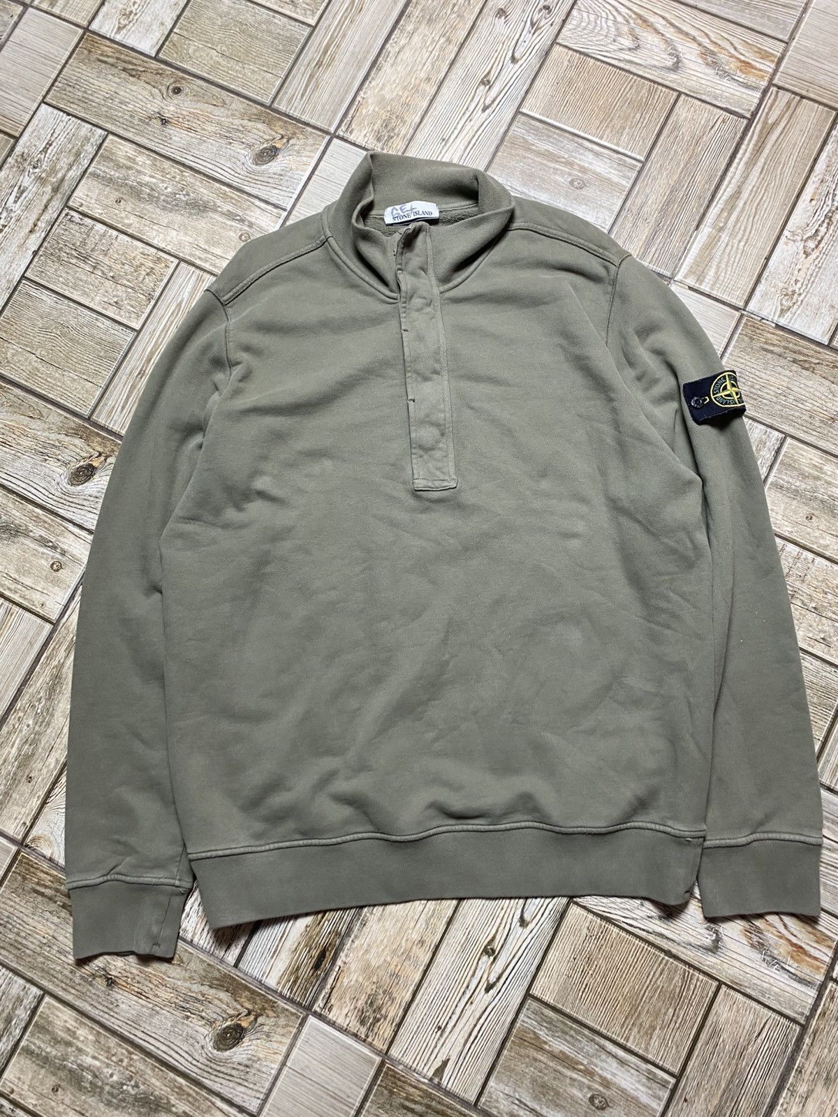 Stone Island Stone island 1/4 zip sweatshirt mens XXL-Xl Size US XXL / EU 58 / 5 - 1 Thumbnail