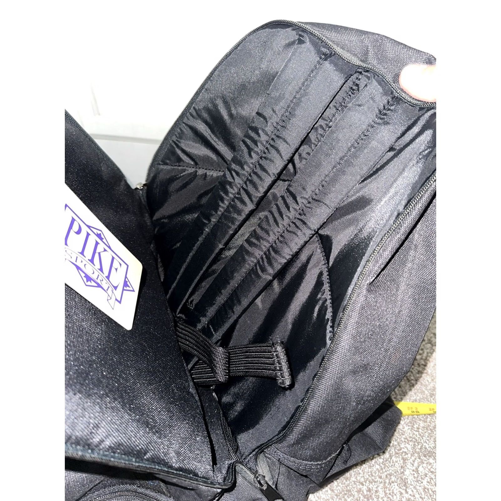 Vintage Pike Sport Bag Mens Large Black VTG Duffle With Removable Backpack Size ONE SIZE - 4 Thumbnail