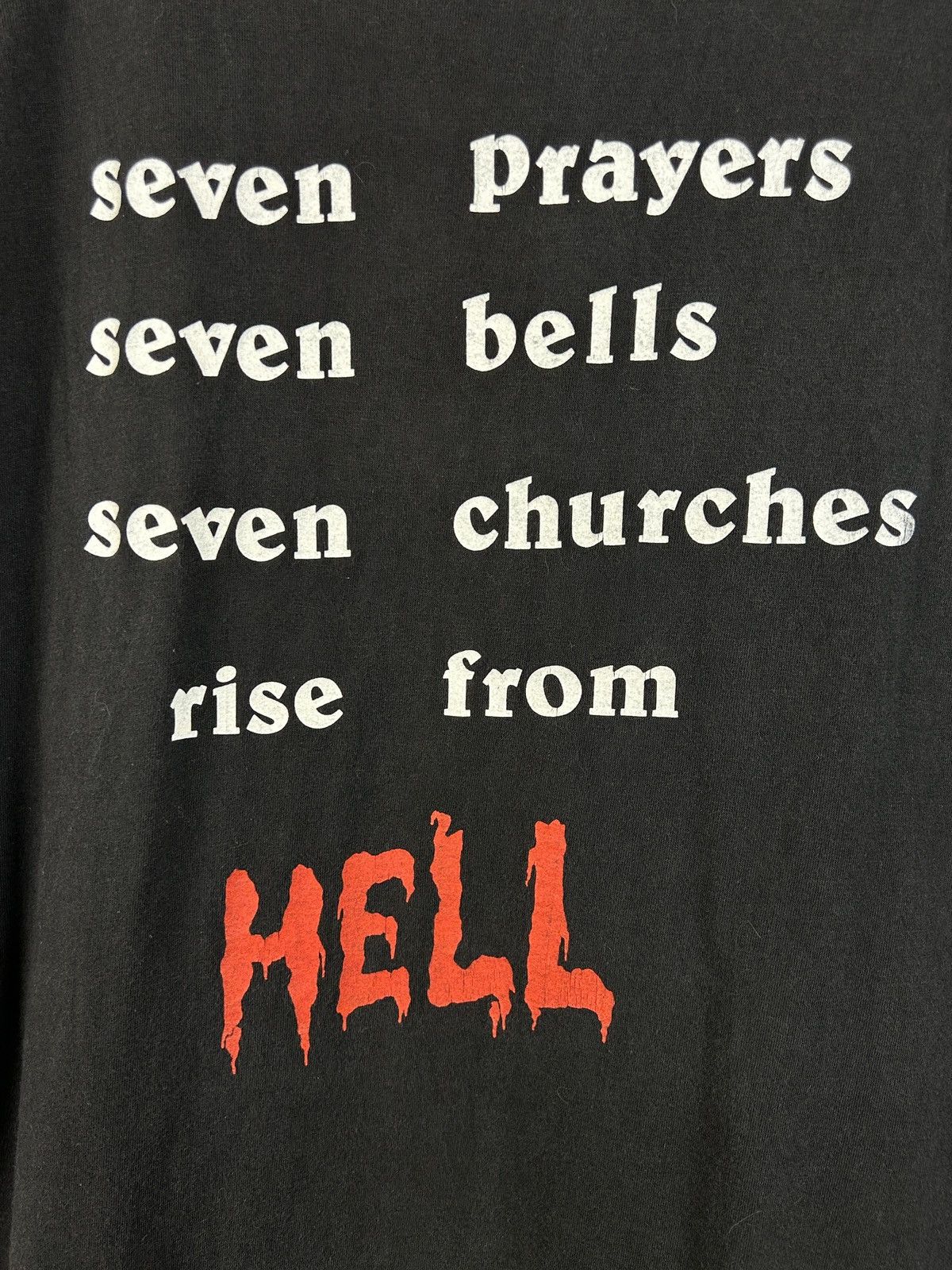 Band Tees 90s Vintage Possessed Seven Churches 1990 Metal Tank Top Size US XL / EU 56 / 4 - 6 Thumbnail