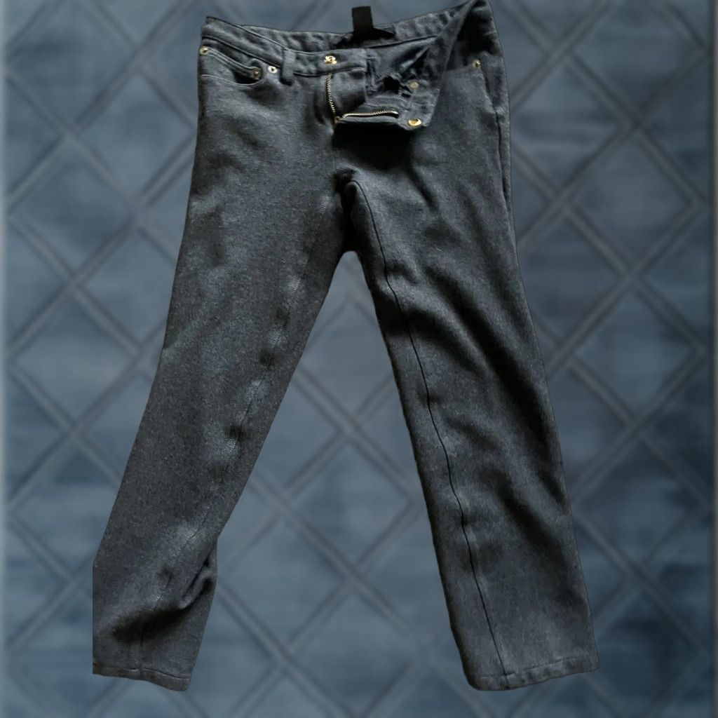 Marc by Marc Jacobs Marc By Marc Jacobs Womens Dress Pants Skinny Ankle Gray 0 Rayon Blend Slim Shaping Crop Front Zip Adult Womens Pant Size 25" / US 0 / IT 36 - 1 Thumbnail