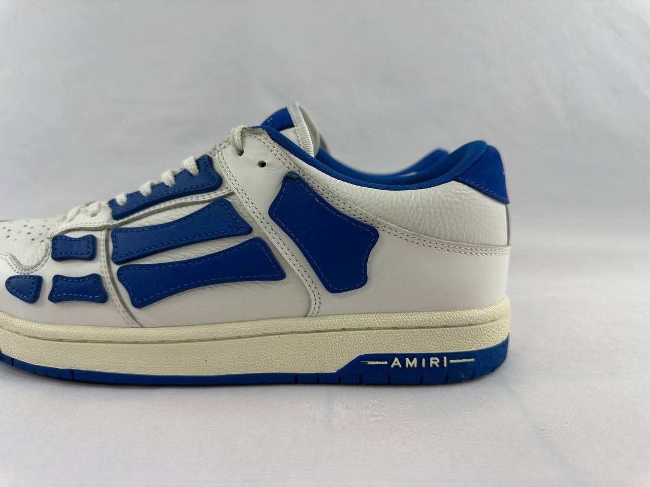 Amiri Amiri Skel Top Low 'White Blue' Sneakers Size US 12 / EU 45 - 7 Thumbnail