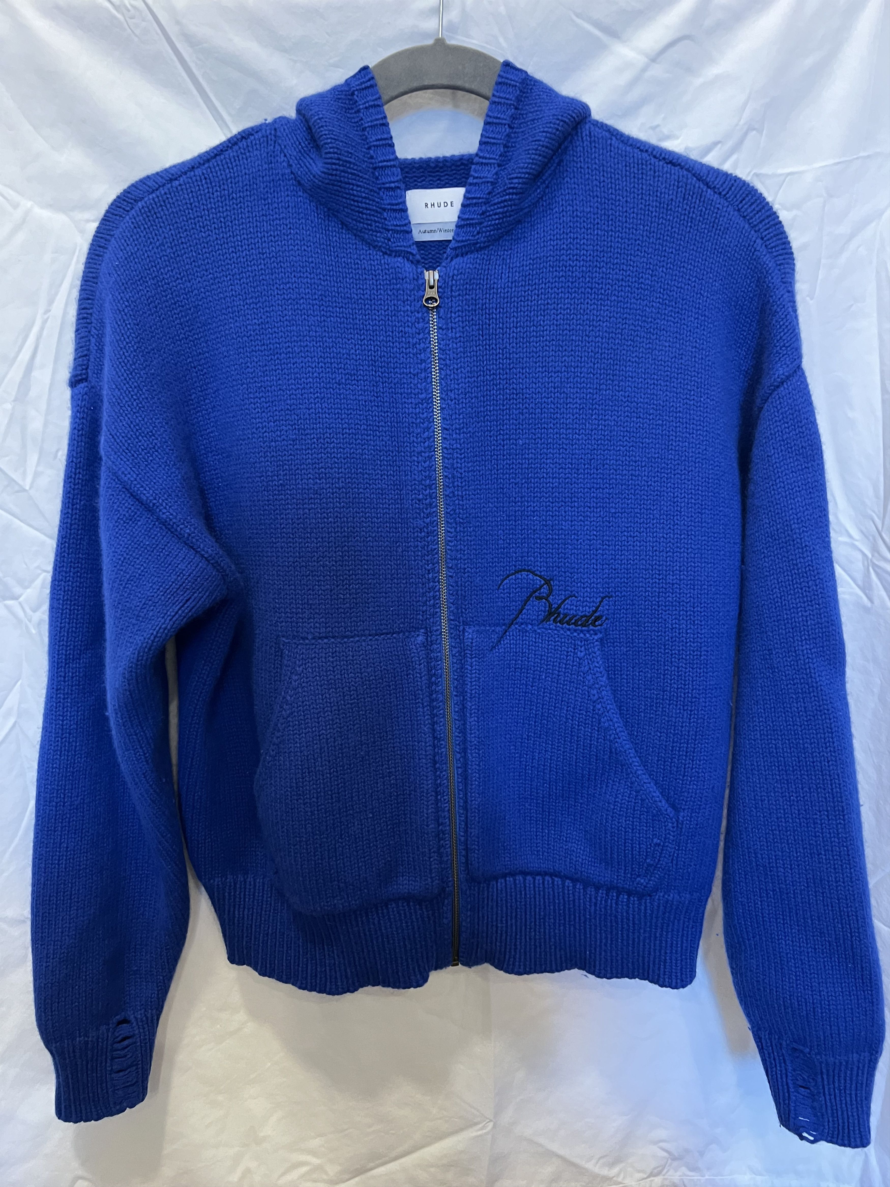 Rhude Cashmere Wool Zip Hoody Size US M / EU 48-50 / 2 - 1 Thumbnail