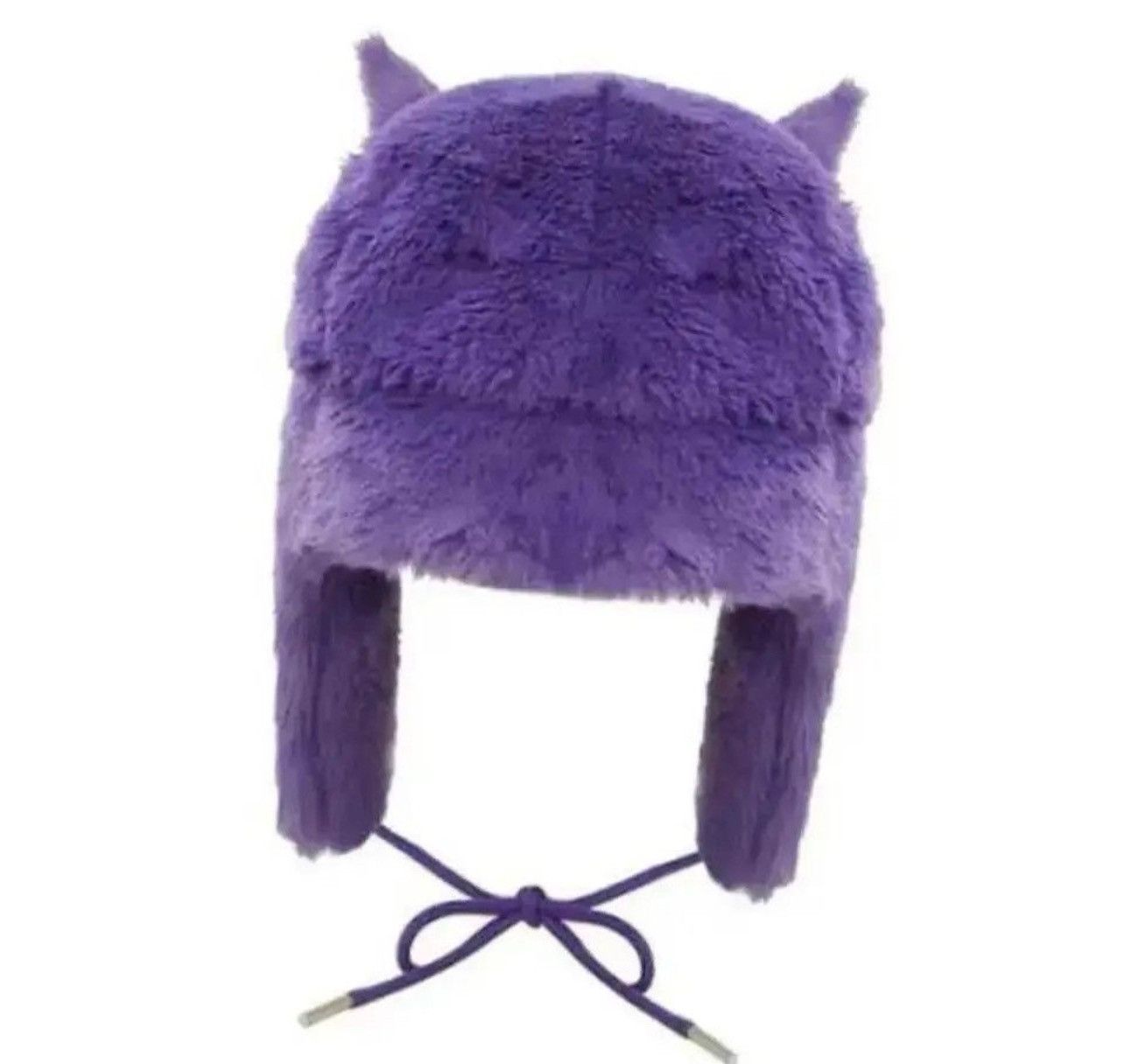 Japanese Brand × Vintage Y2K Cartoon Anime Purple Hat Ushanka Hat Cute Winter Hat Size ONE SIZE - 3 Thumbnail