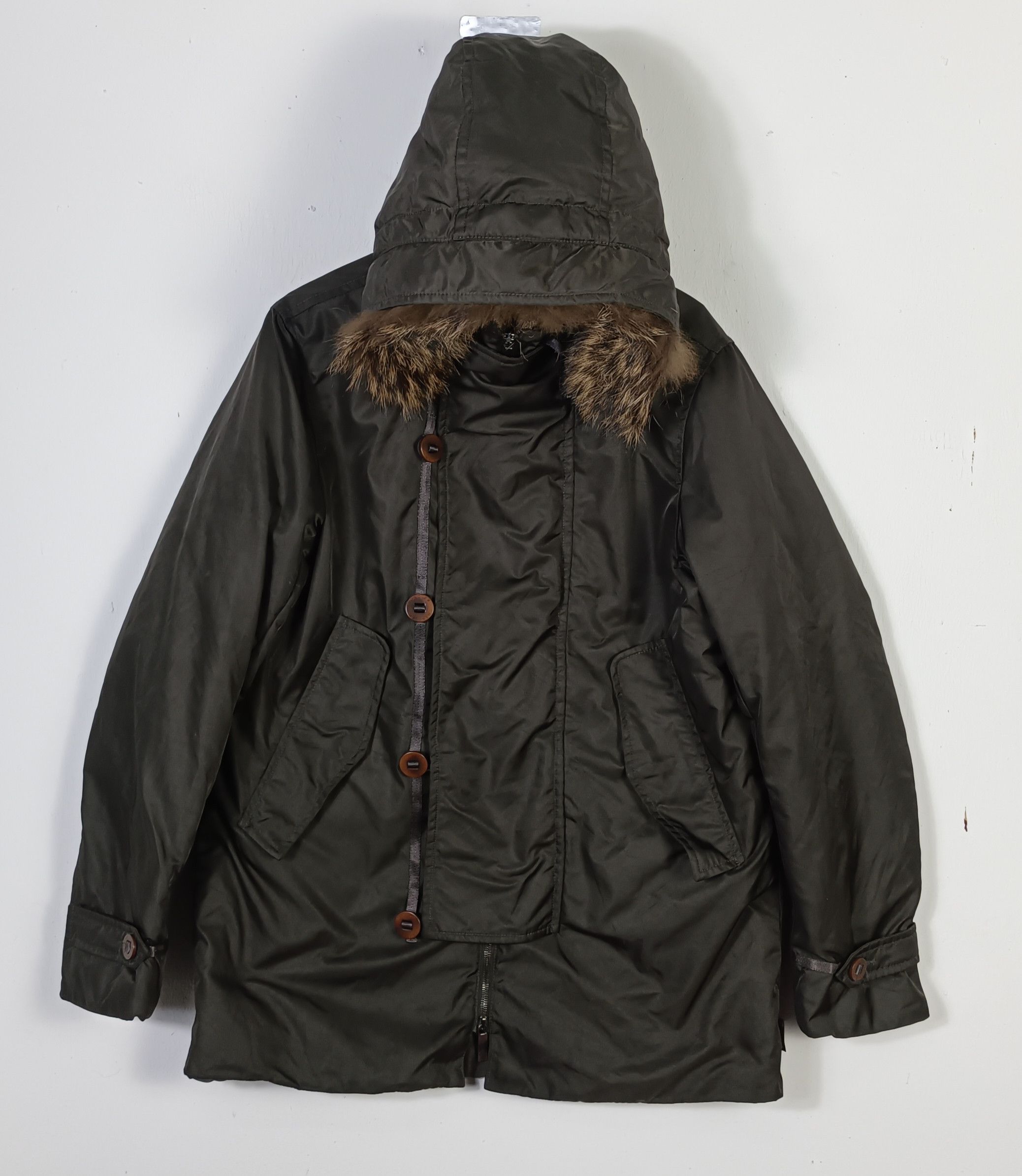 Moncler Vintage Rare💥 Moncler Madagascar Parkas Hoodie Jacket Size US L / EU 52-54 / 3 - 2 Thumbnail