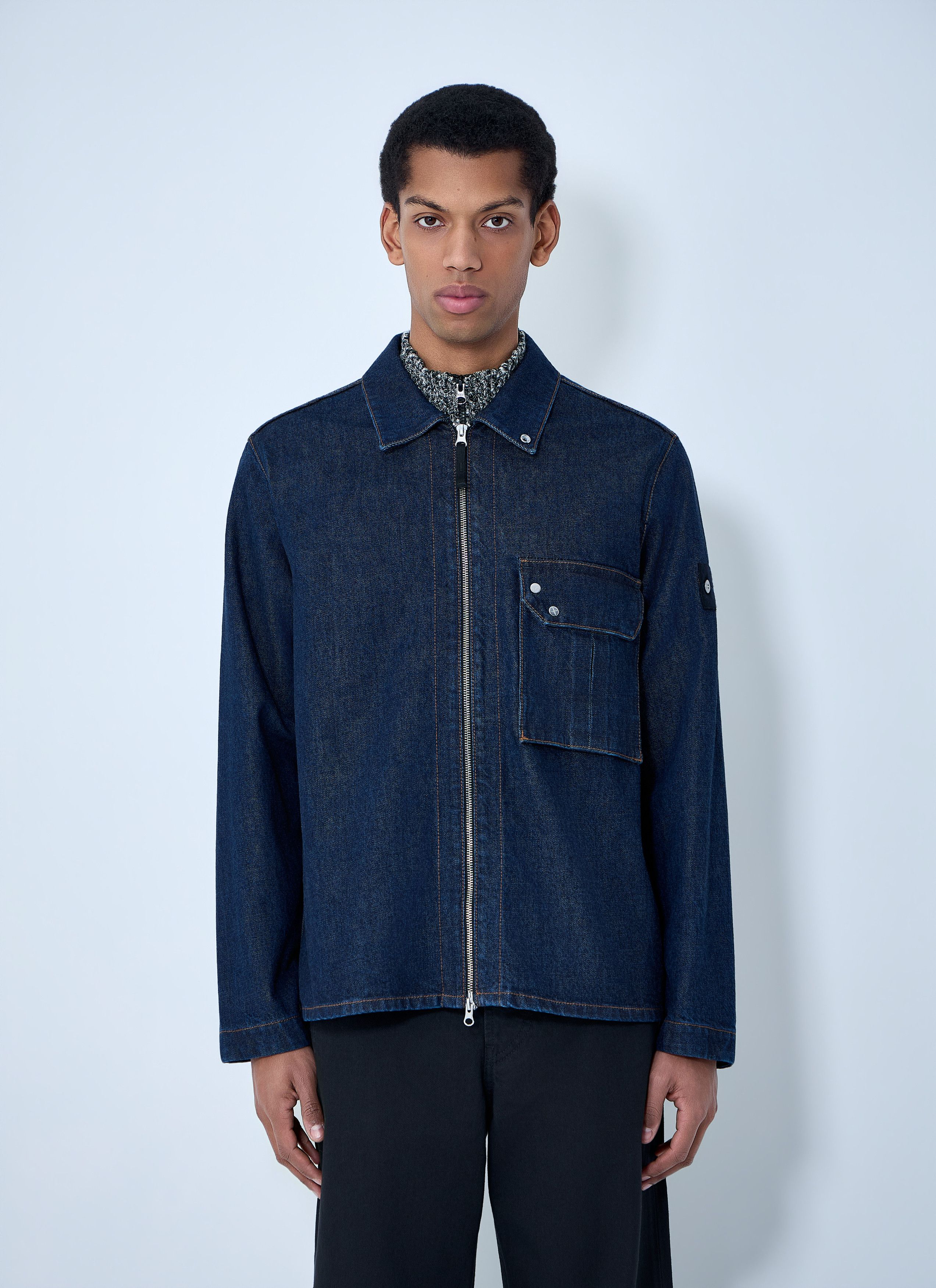 Stone Island Denim Jacket Size US L / EU 52-54 / 3 - 1 Thumbnail