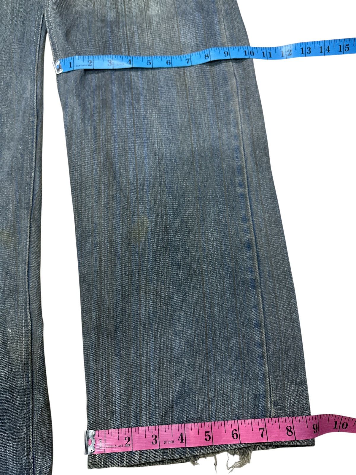 Kapital Blue Stripe Indigo Multipocket Baggy Denim Flip The scrips. Size US 36 / EU 52 - 8 Thumbnail
