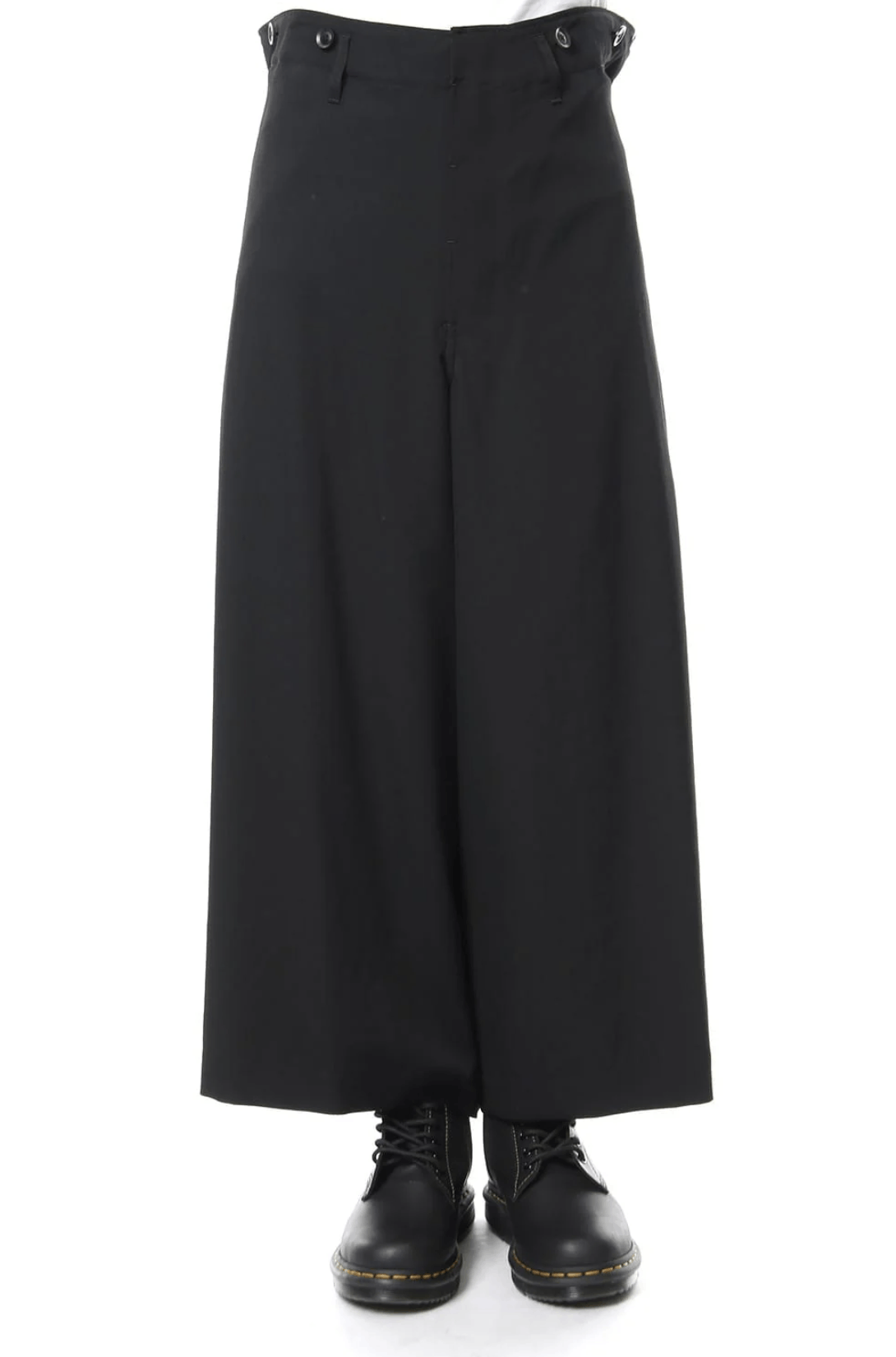 Yohji Yamamoto Yohji Yamamoto Pour Homme - Wool Wide Suspender Pants Size US 30 / EU 46 - 1 Thumbnail