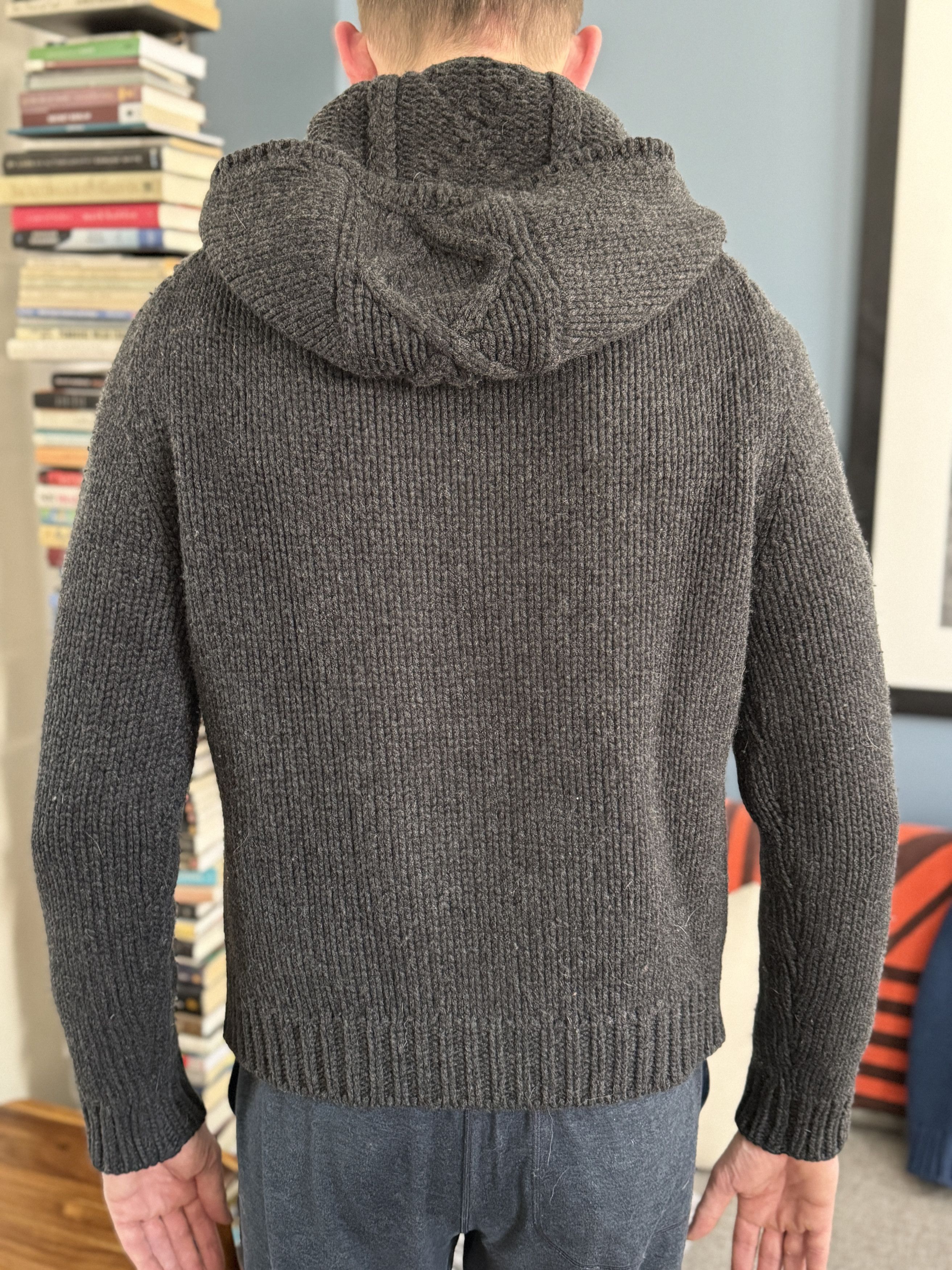 Marc Jacobs Hand-knit 10-ply cashmere/wool hoodie sweater w/cable detail Size US M / EU 48-50 / 2 - 2 Thumbnail