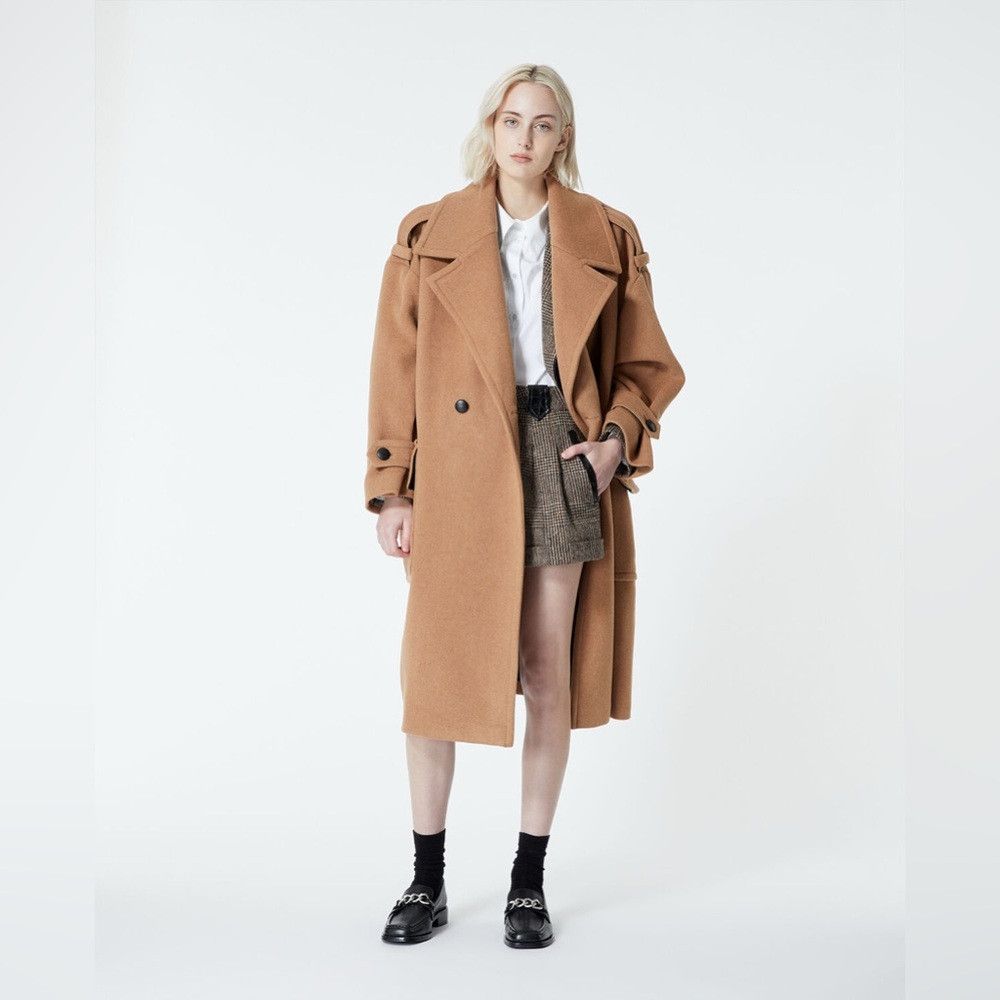 The Kooples For The Kooples “Chill Out” Wool Trench – NWT, Size 34 (EU) Size XS / US 0-2 / IT 36-38 - 1 Thumbnail
