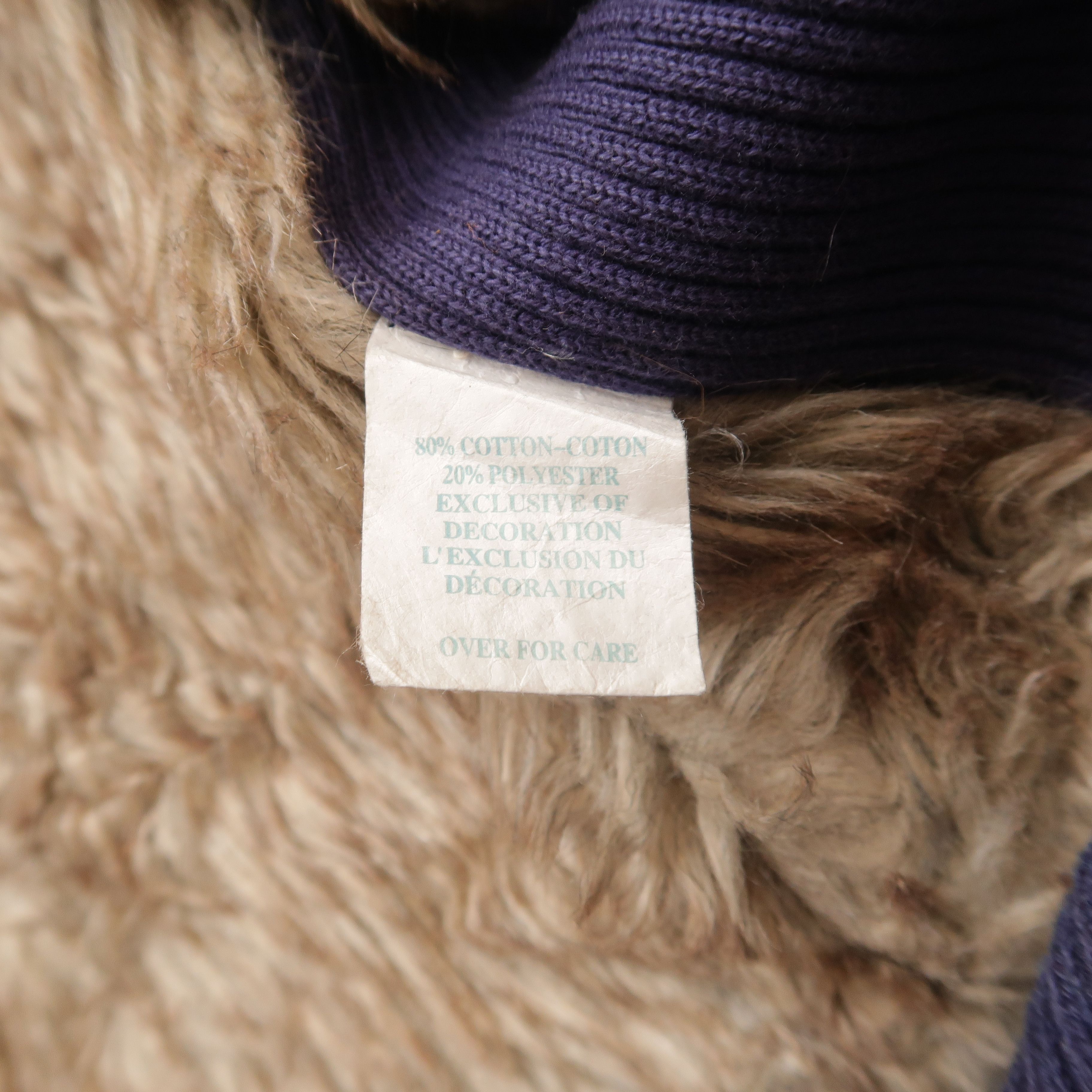 Abercrombie & Fitch Vintage Y2K Abercrombie & Fitch Zip Fur Hoodie Big Spell Out Size US M / EU 48-50 / 2 - 13 Thumbnail